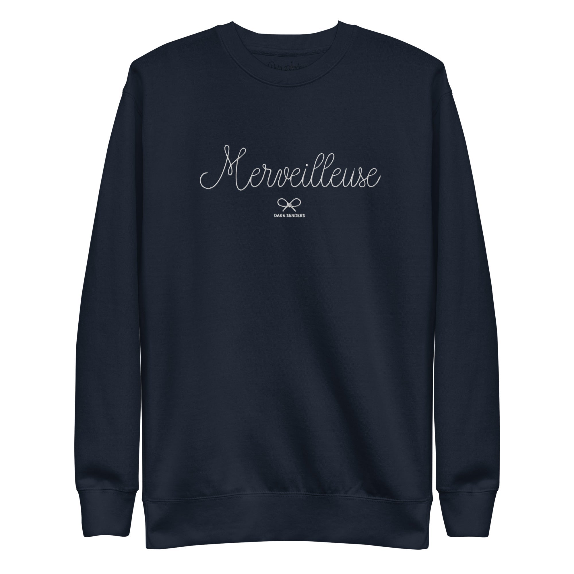 MARVELOUS SWEATSHIRT - EMBROIDERED PULLOVER by DARA SENDERS at Shirley Shoppe