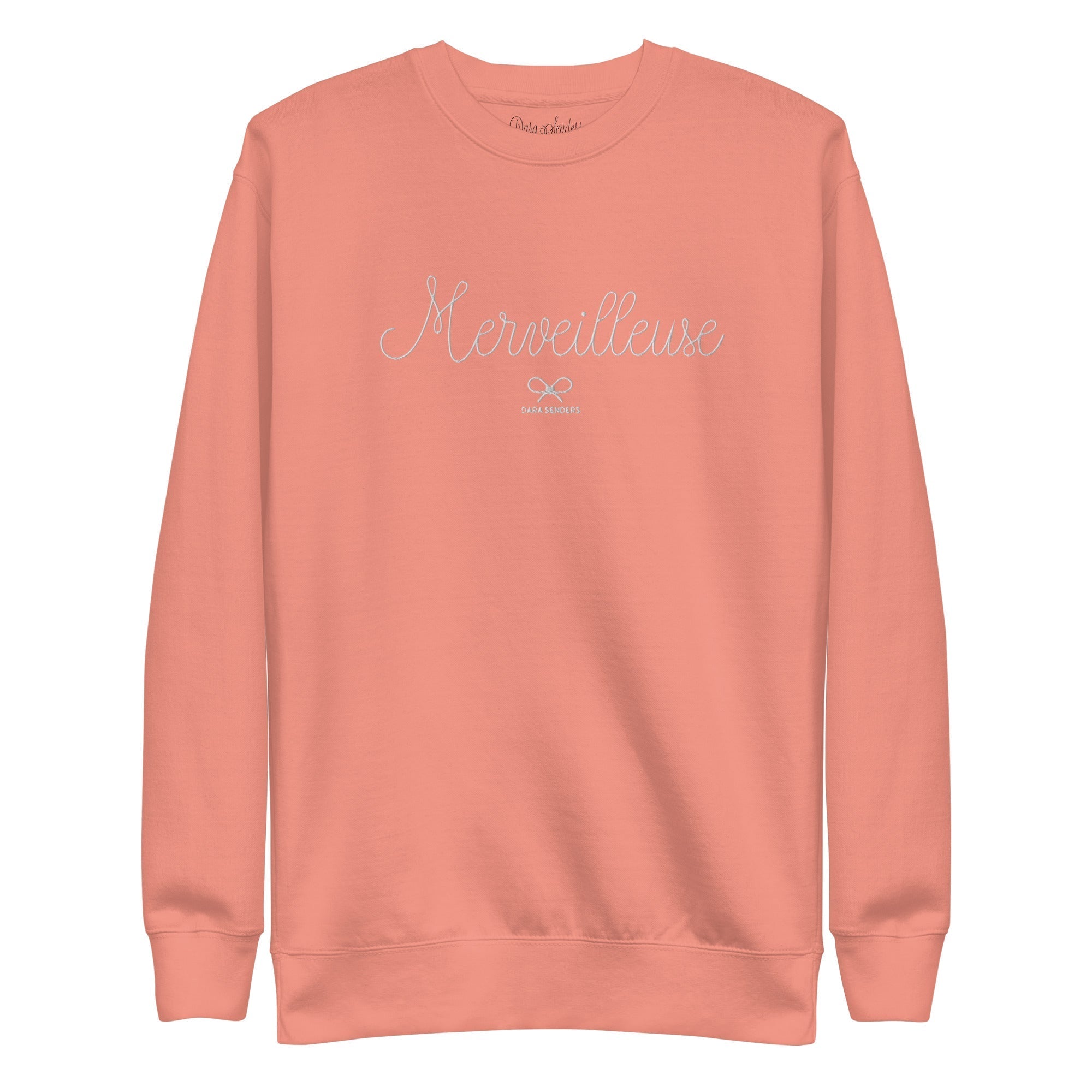 MARVELOUS SWEATSHIRT - EMBROIDERED PULLOVER by DARA SENDERS at Shirley Shoppe