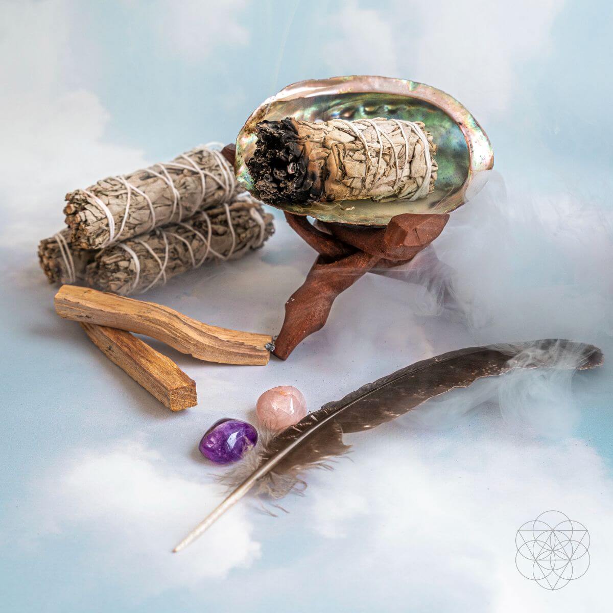 Master Cleanse - Deluxe Smudging Kit (10-Pieces) by Conscious Items at Shirley Shoppe