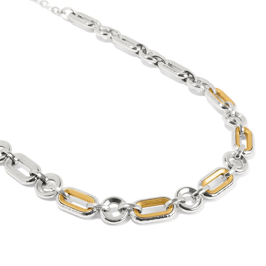 Medici Link Two Tone Necklace