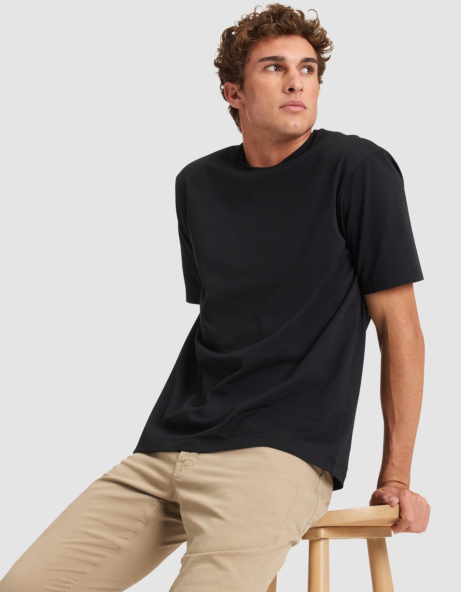 Men's All Day Tee by Cozy Earth at Shirley Shoppe