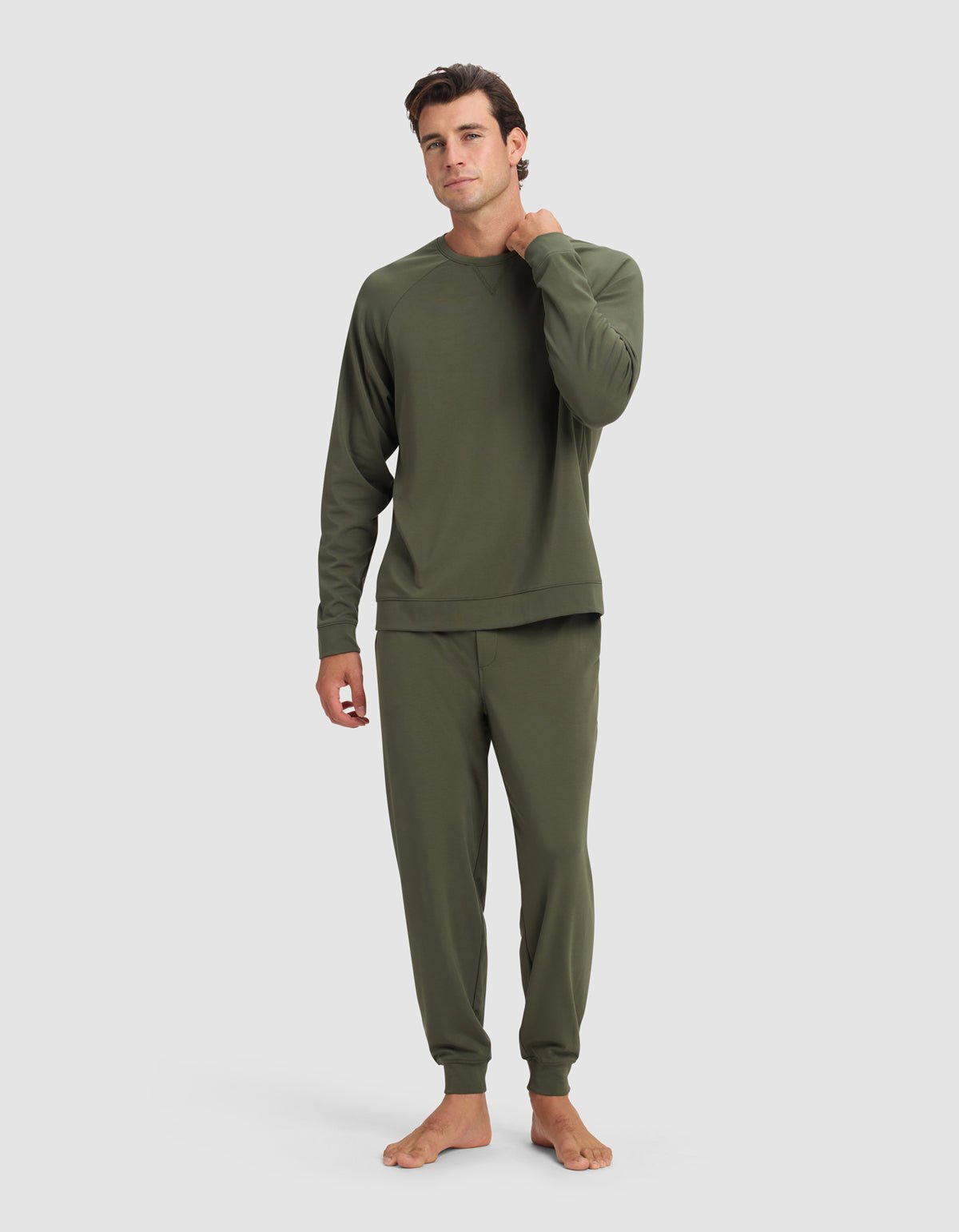 Men's Brushed Bamboo Jogger Set by Cozy Earth at Shirley Shoppe