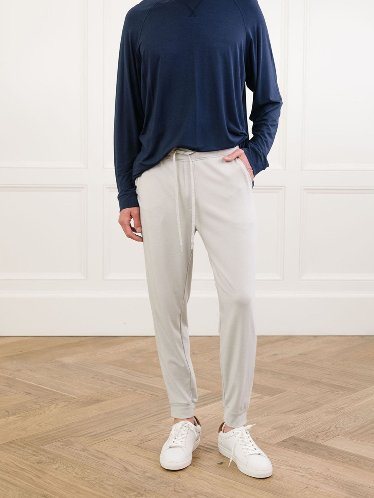 Men's Brushed Bamboo Jogger Set by Cozy Earth at Shirley Shoppe