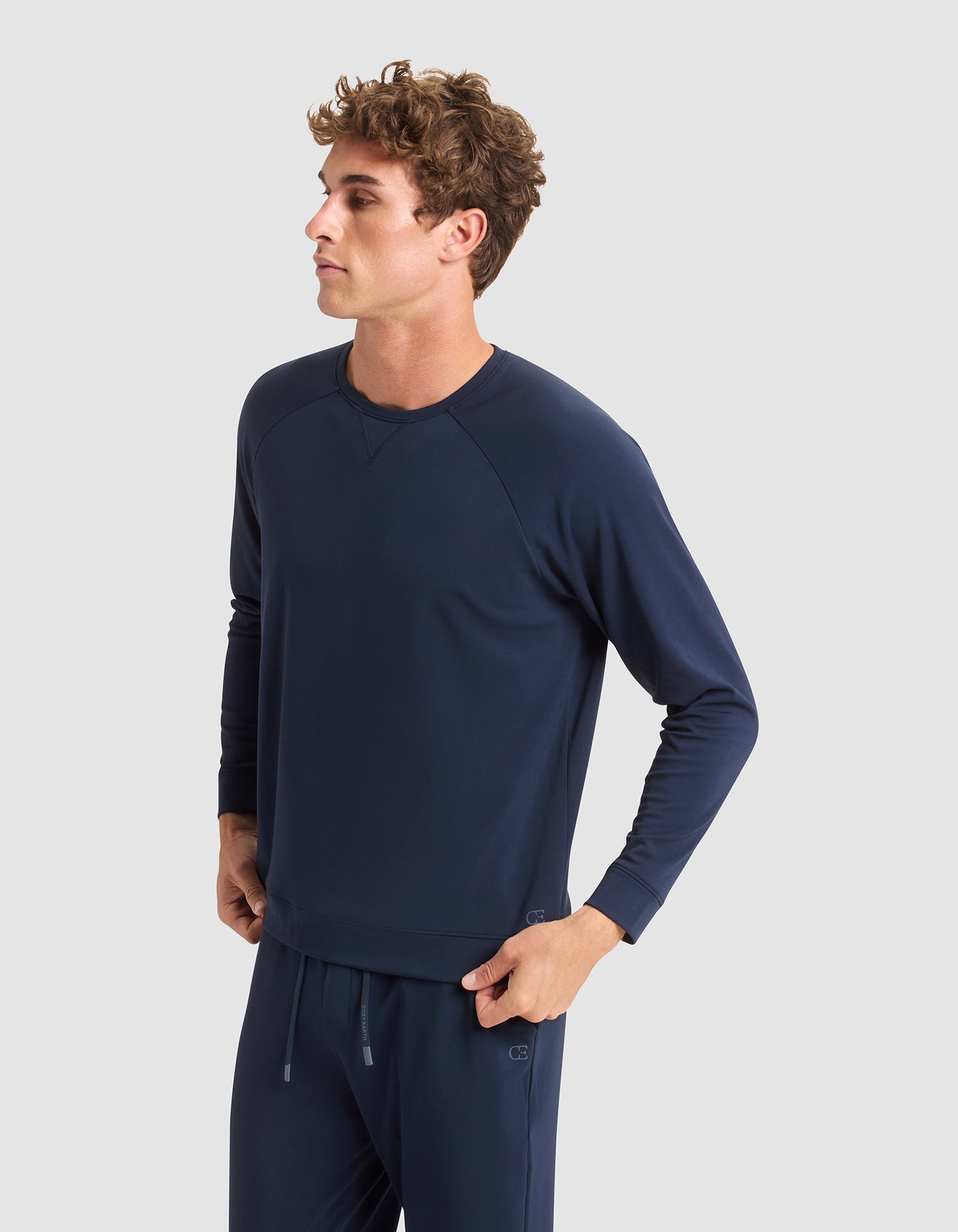 Men's Brushed Bamboo Jogger Set by Cozy Earth at Shirley Shoppe