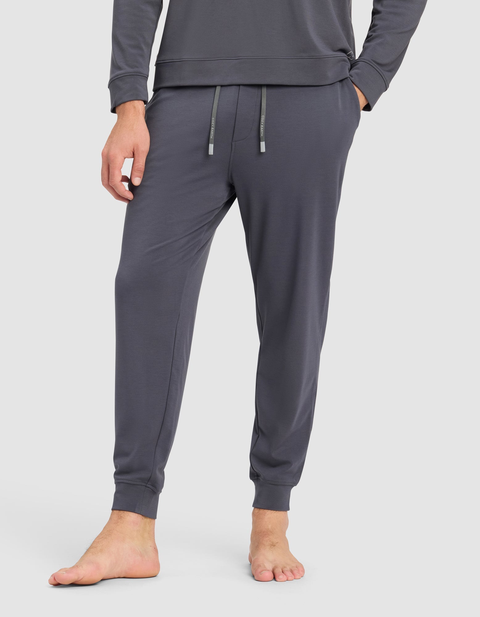 Men's Brushed Bamboo Jogger Set by Cozy Earth at Shirley Shoppe
