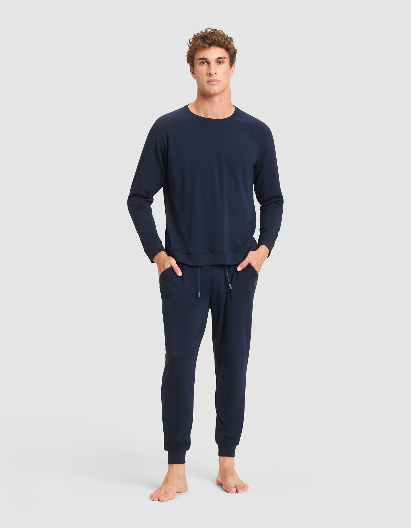 Men's Brushed Bamboo Jogger Set by Cozy Earth at Shirley Shoppe