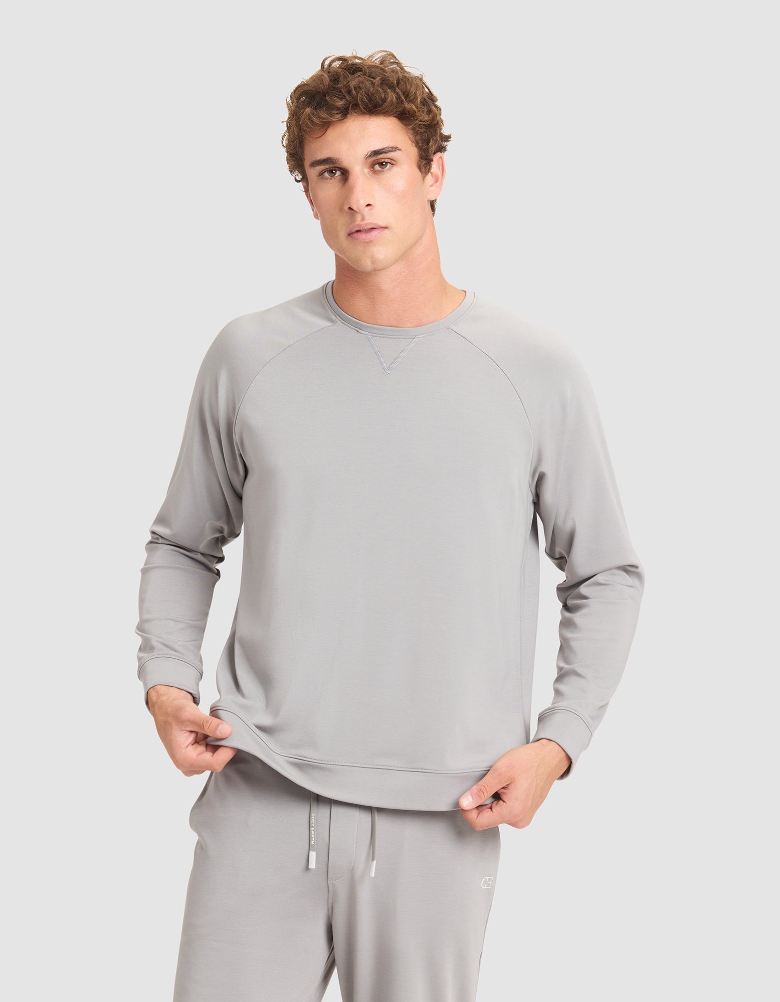 Men's Brushed Bamboo Jogger Set by Cozy Earth at Shirley Shoppe