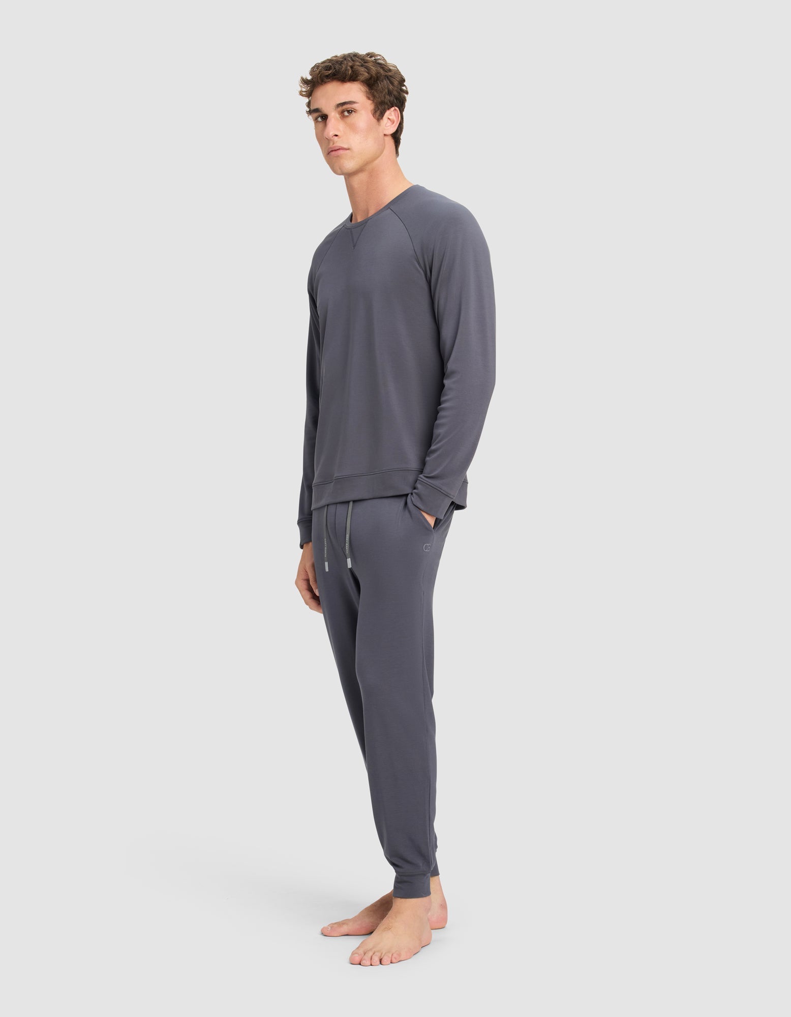 Men's Brushed Bamboo Jogger Set by Cozy Earth at Shirley Shoppe