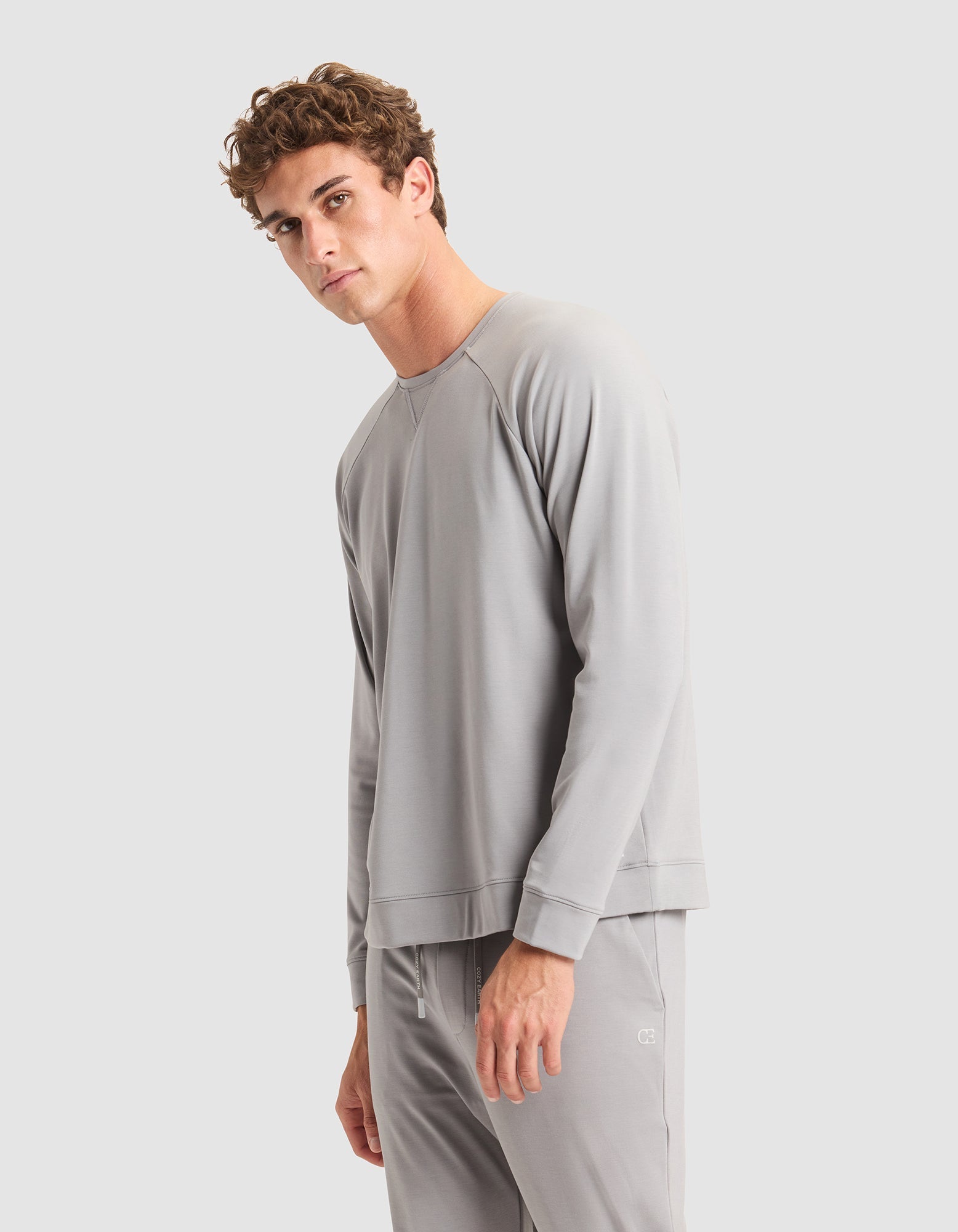 Men's Brushed Bamboo Jogger Set by Cozy Earth at Shirley Shoppe