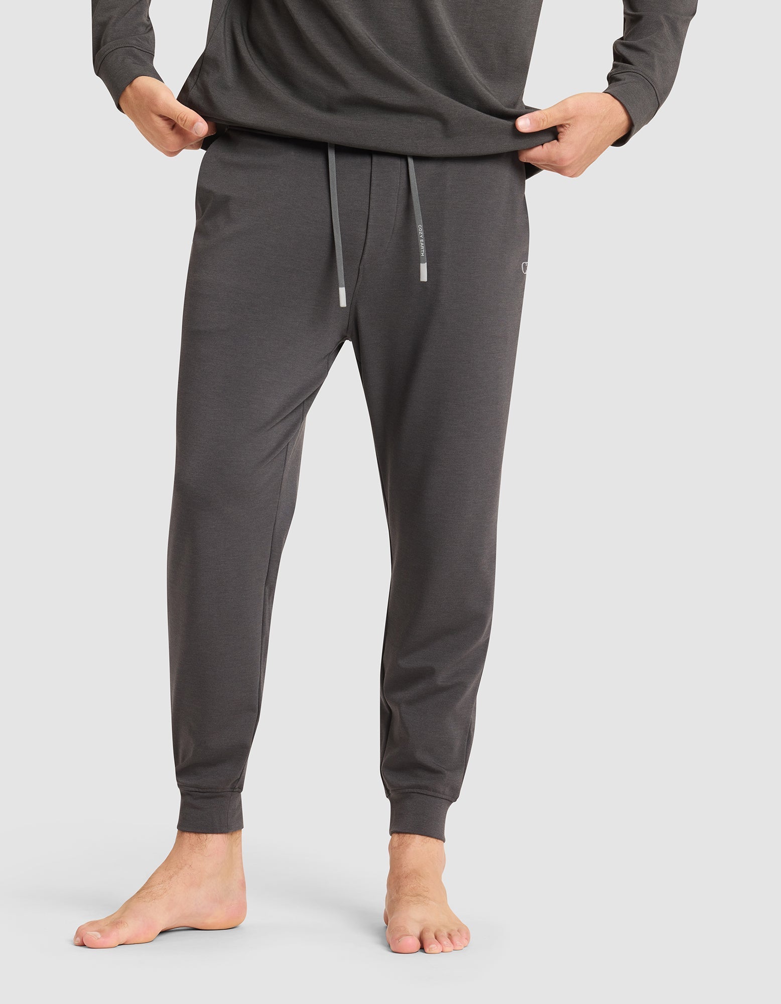 Men's Brushed Bamboo Jogger Set by Cozy Earth at Shirley Shoppe