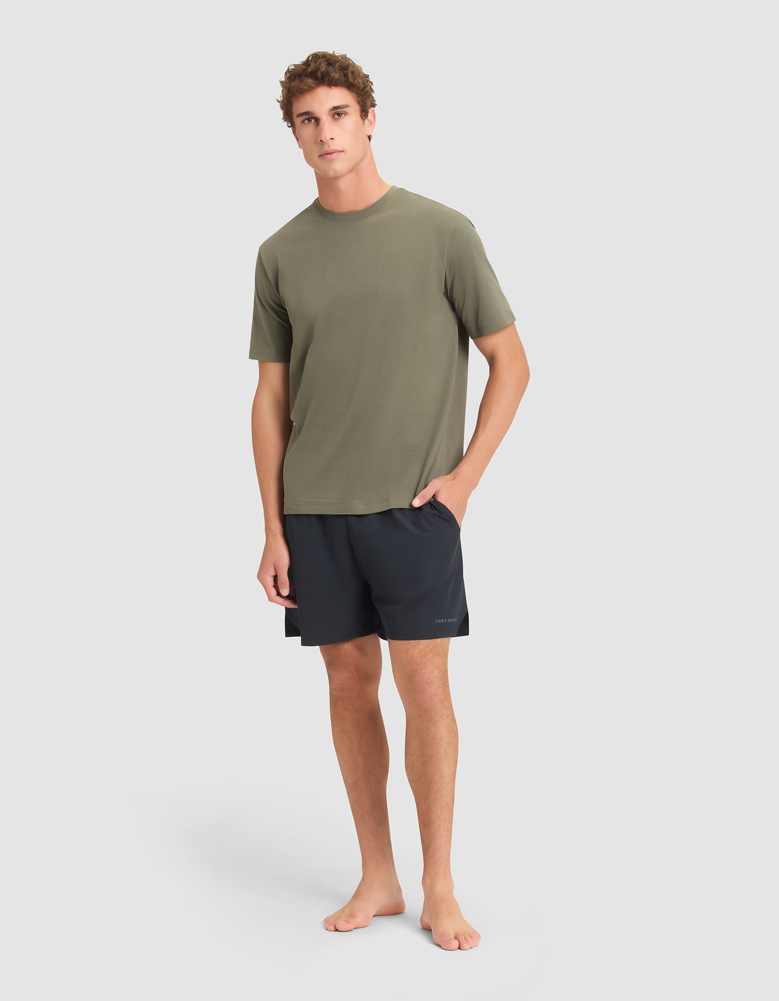 Men's Day & Night Short 5" by Cozy Earth at Shirley Shoppe