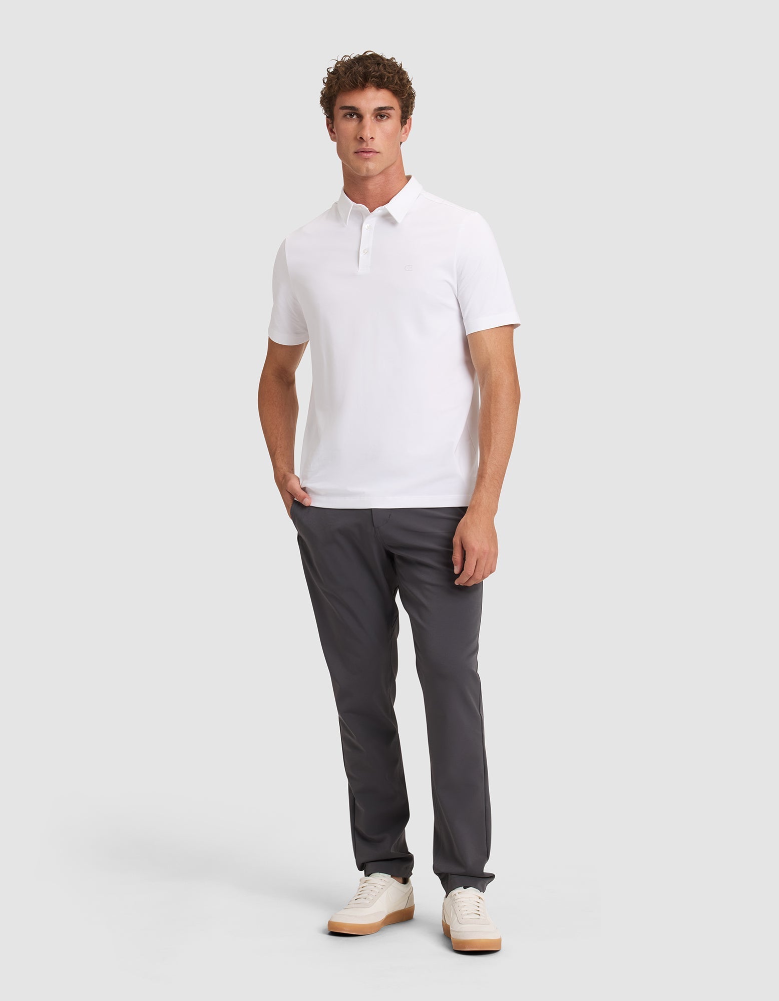 Men's Everyday Polo by Cozy Earth at Shirley Shoppe