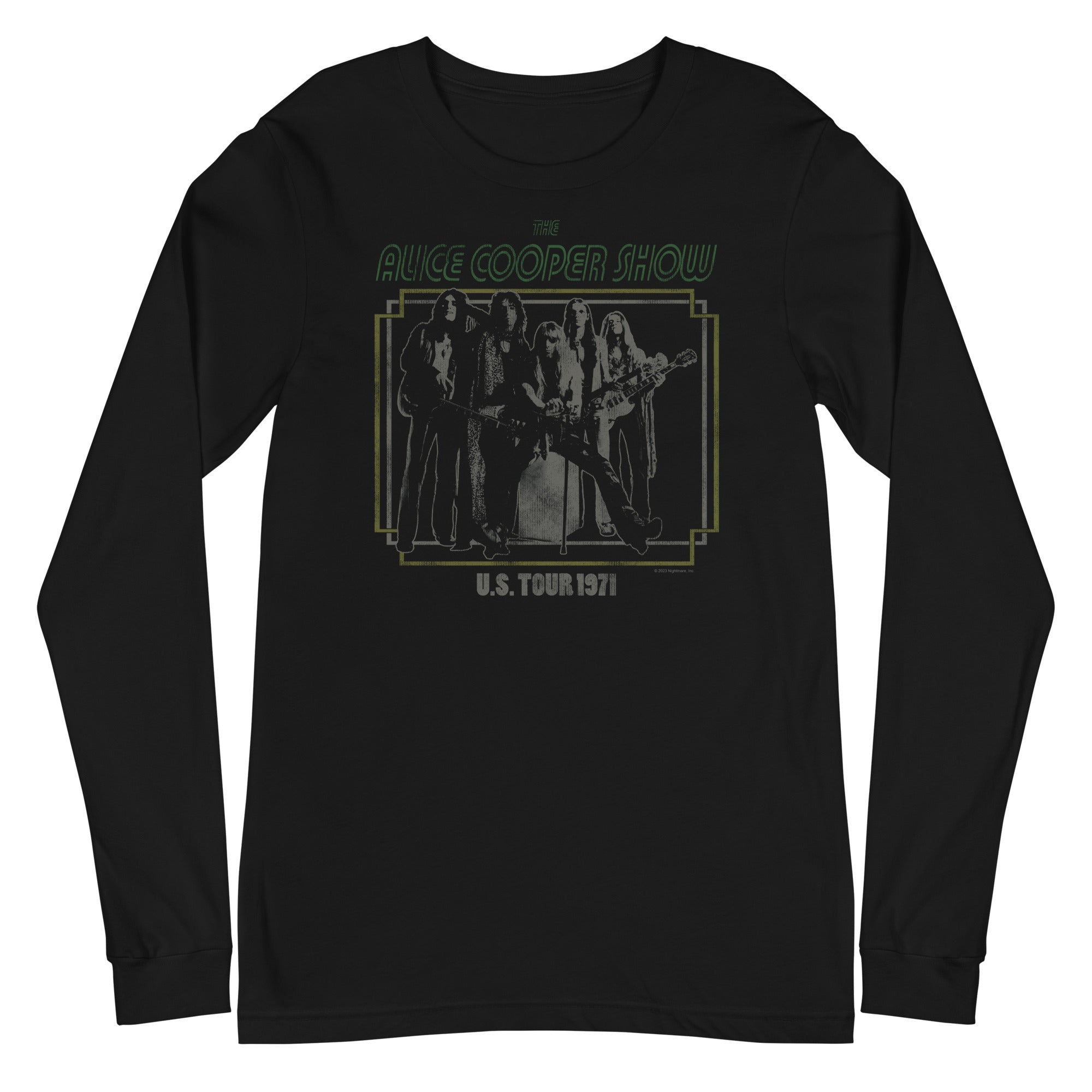 MERCHMOMENT Alice Cooper - 1971 US Tour Long Sleeve T-Shirt [Apparel]