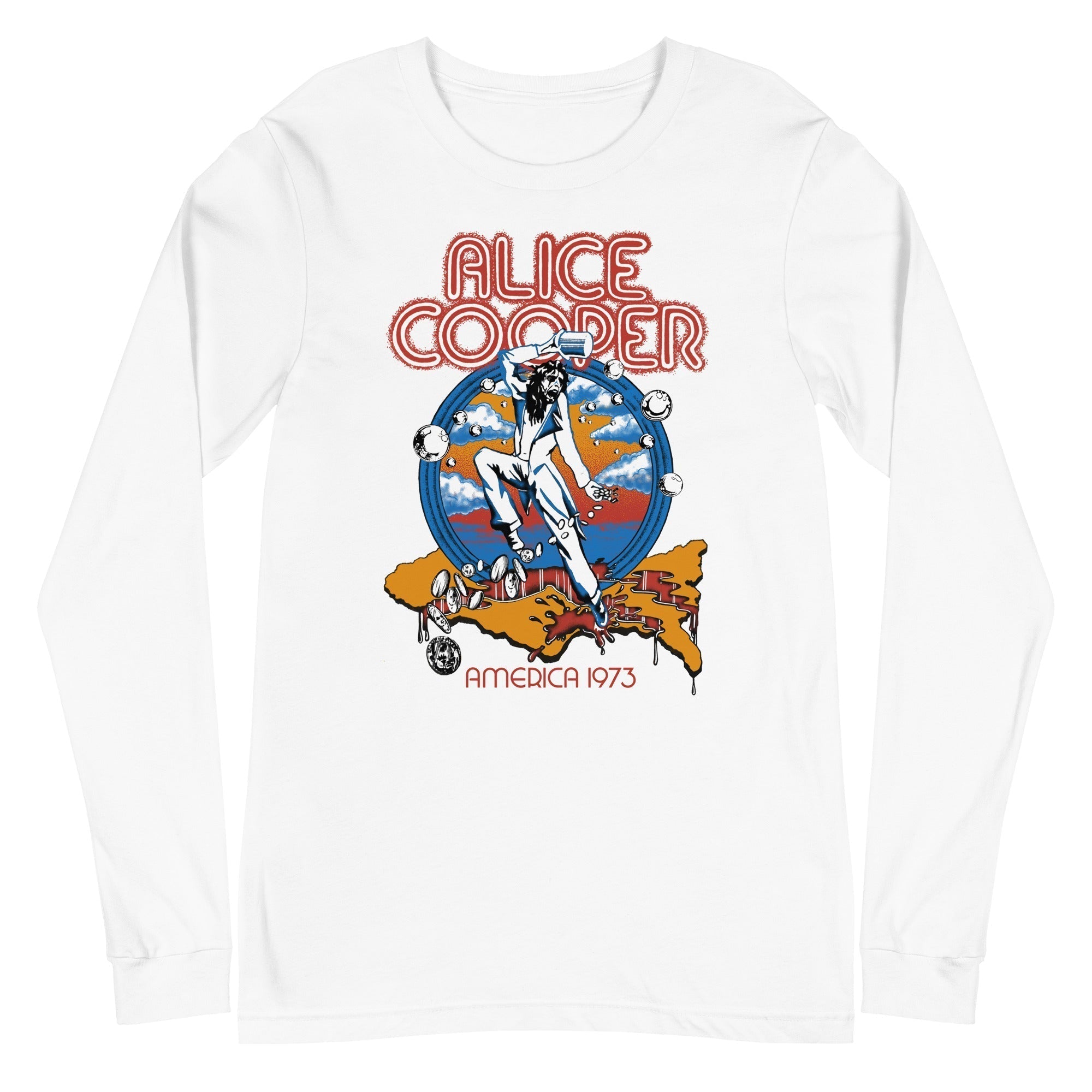 MERCHMOMENT Alice Cooper - 1973 Tour Long Sleeve T-Shirt [Apparel]