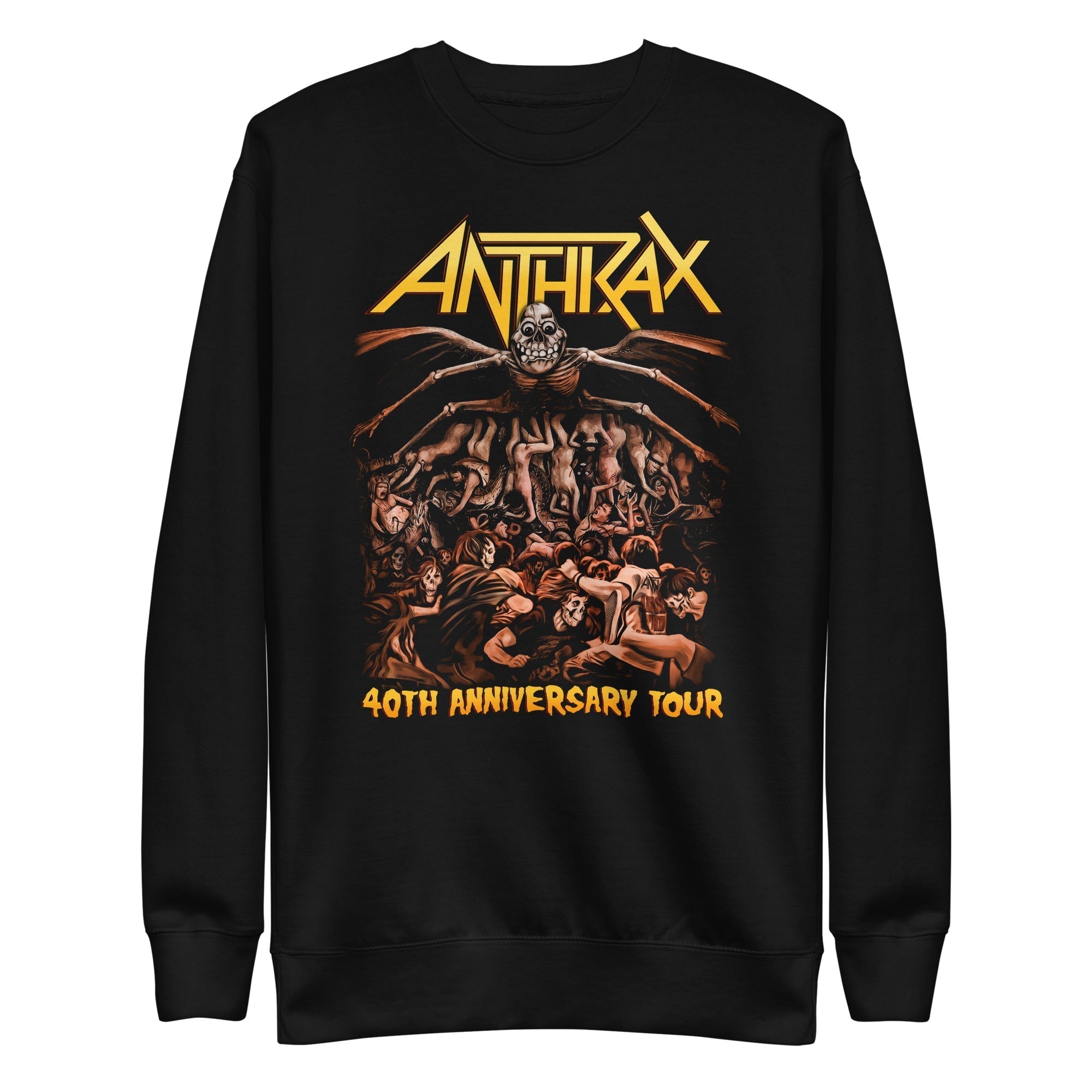 MERCHMOMENT Anthrax - 40th Anniversary Tour Sweatshirt [Apparel]