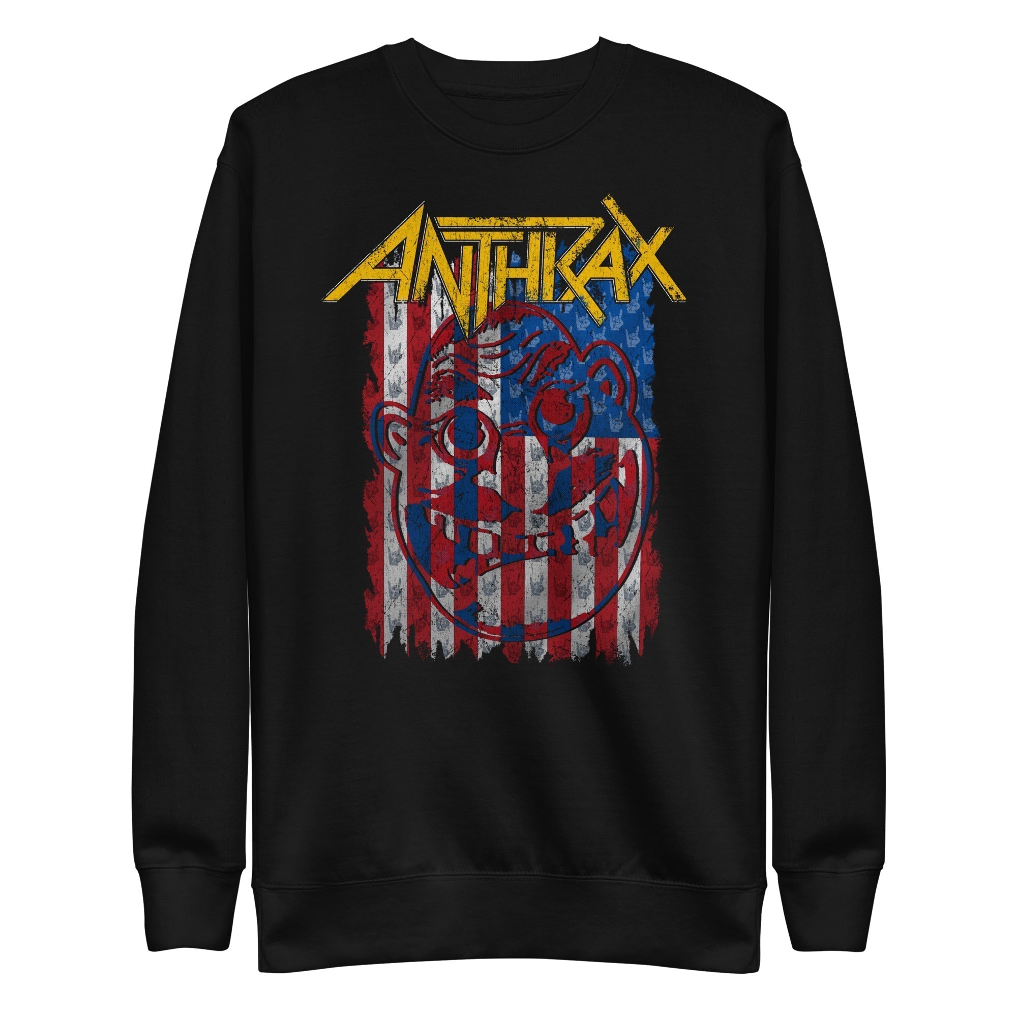 MERCHMOMENT Anthrax - American Flag Sweatshirt [Apparel]
