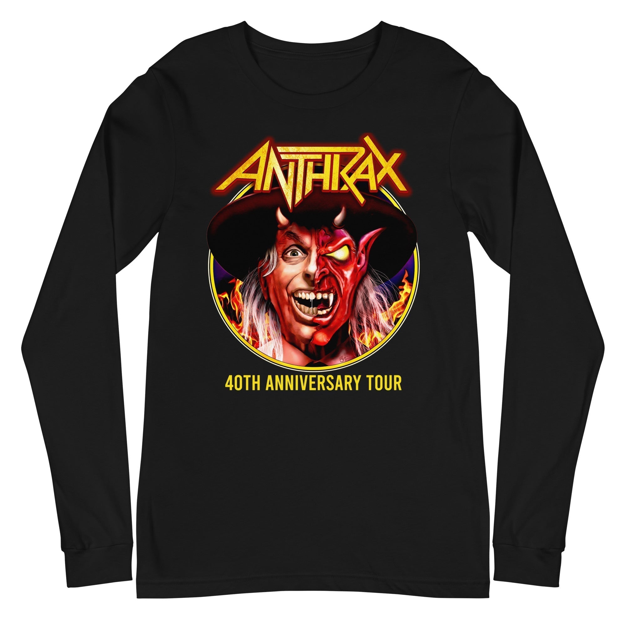 MERCHMOMENT Anthrax - Half Devil Long Sleeve T-Shirt [Apparel]
