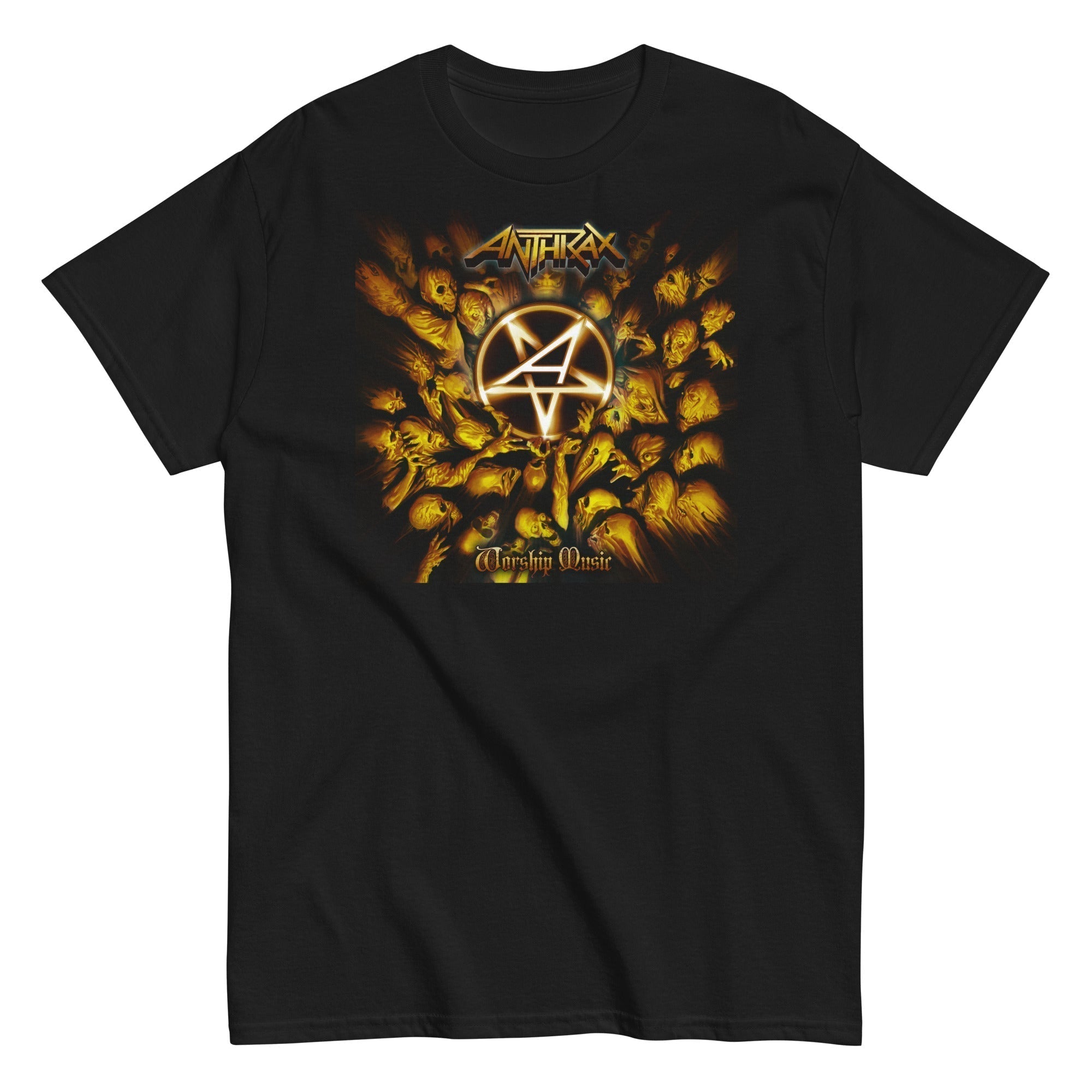 MERCHMOMENT Anthrax - Pentagram Logo T-Shirt #1026 [Apparel]