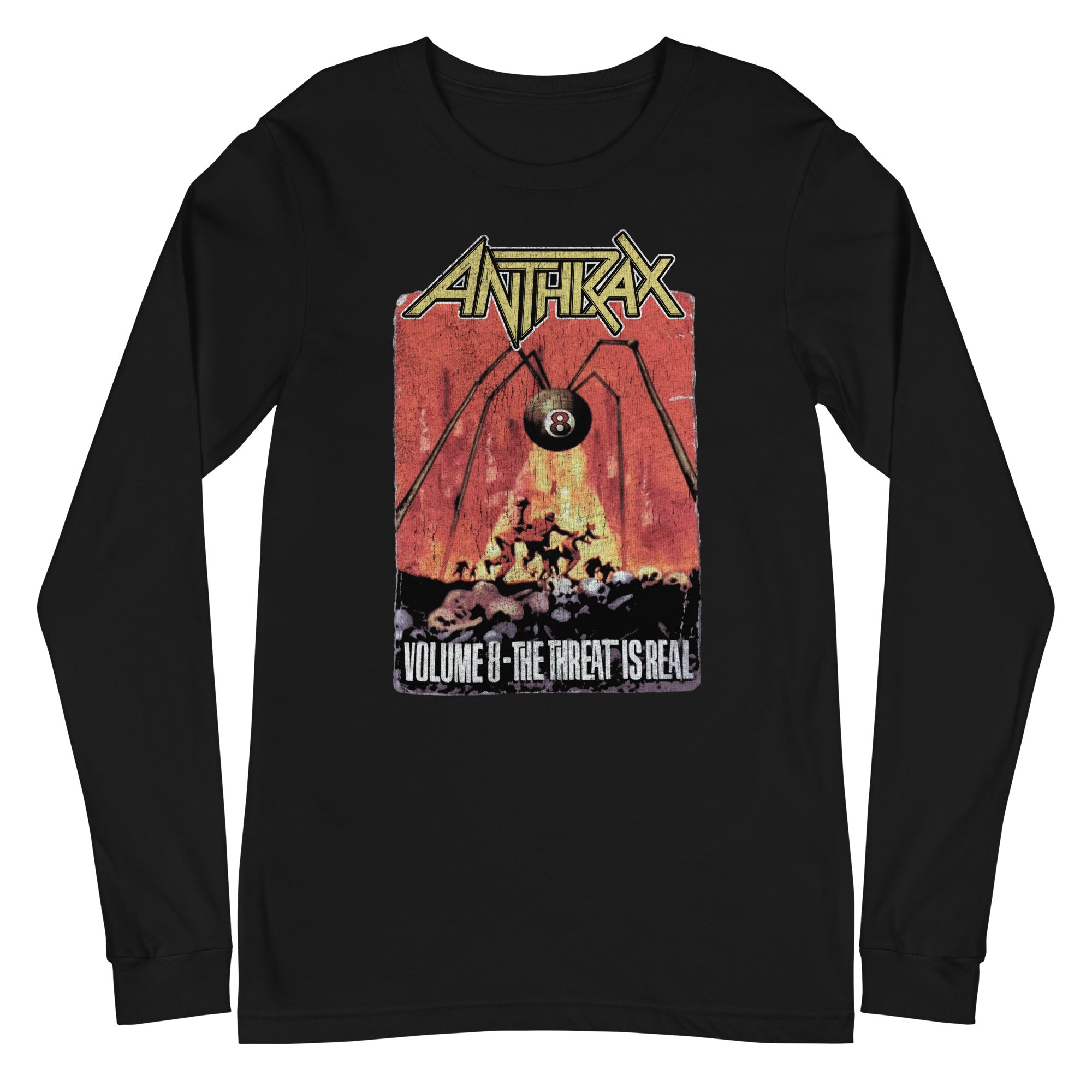 MERCHMOMENT Anthrax - The Threat Is Real Long Sleeve T-Shirt [Apparel]