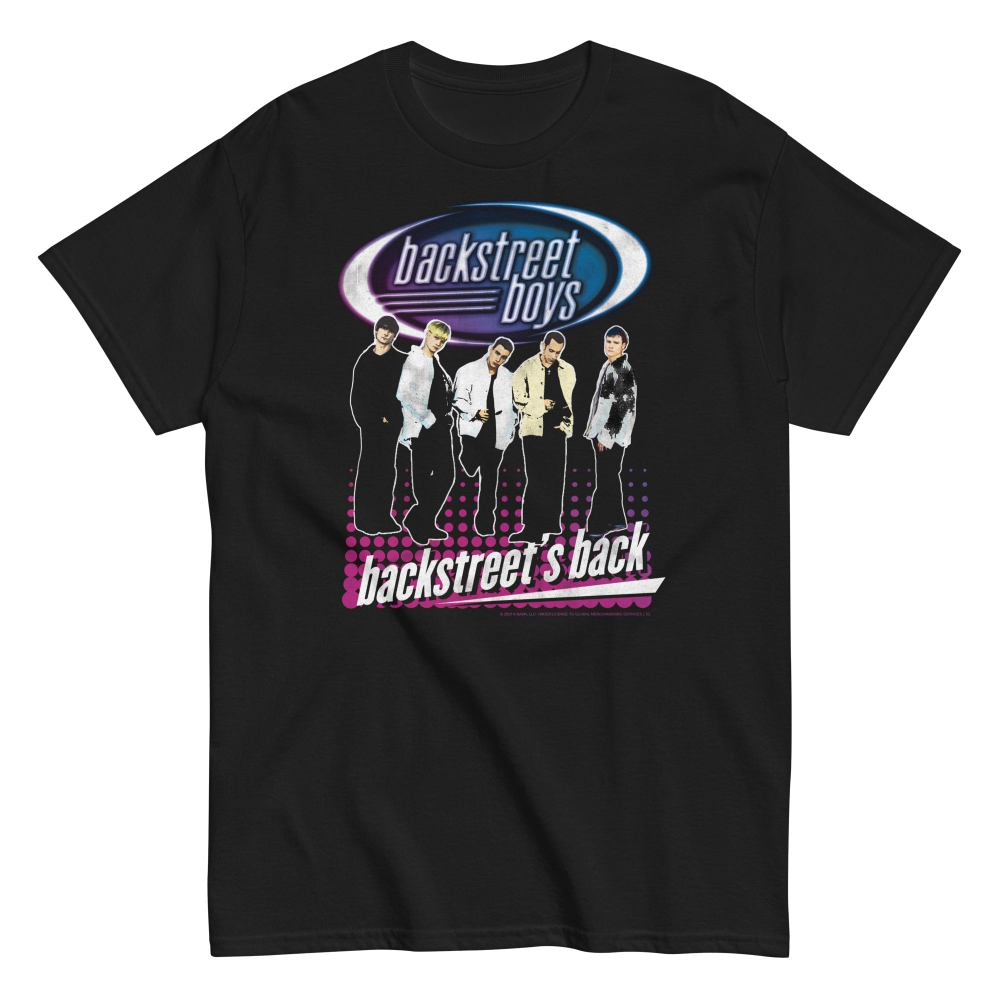 MERCHMOMENT Backstreet Boys - Back Dot Logo T-Shirt [Apparel]