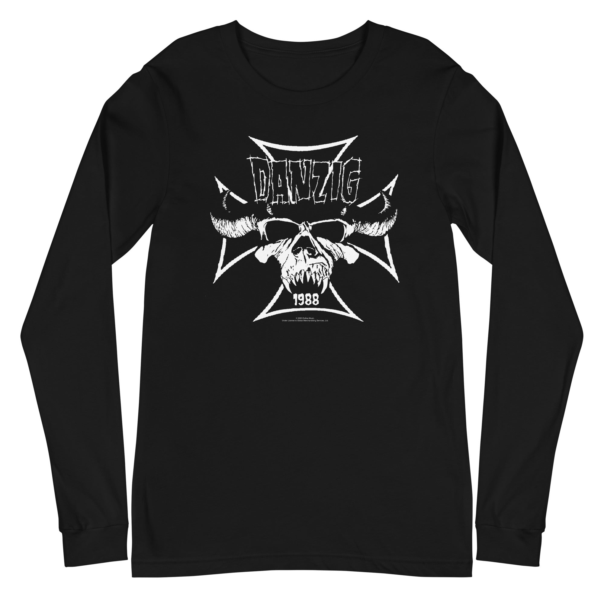 MERCHMOMENT Danzig - Steer Skull Long Sleeve T-Shirt [Apparel]