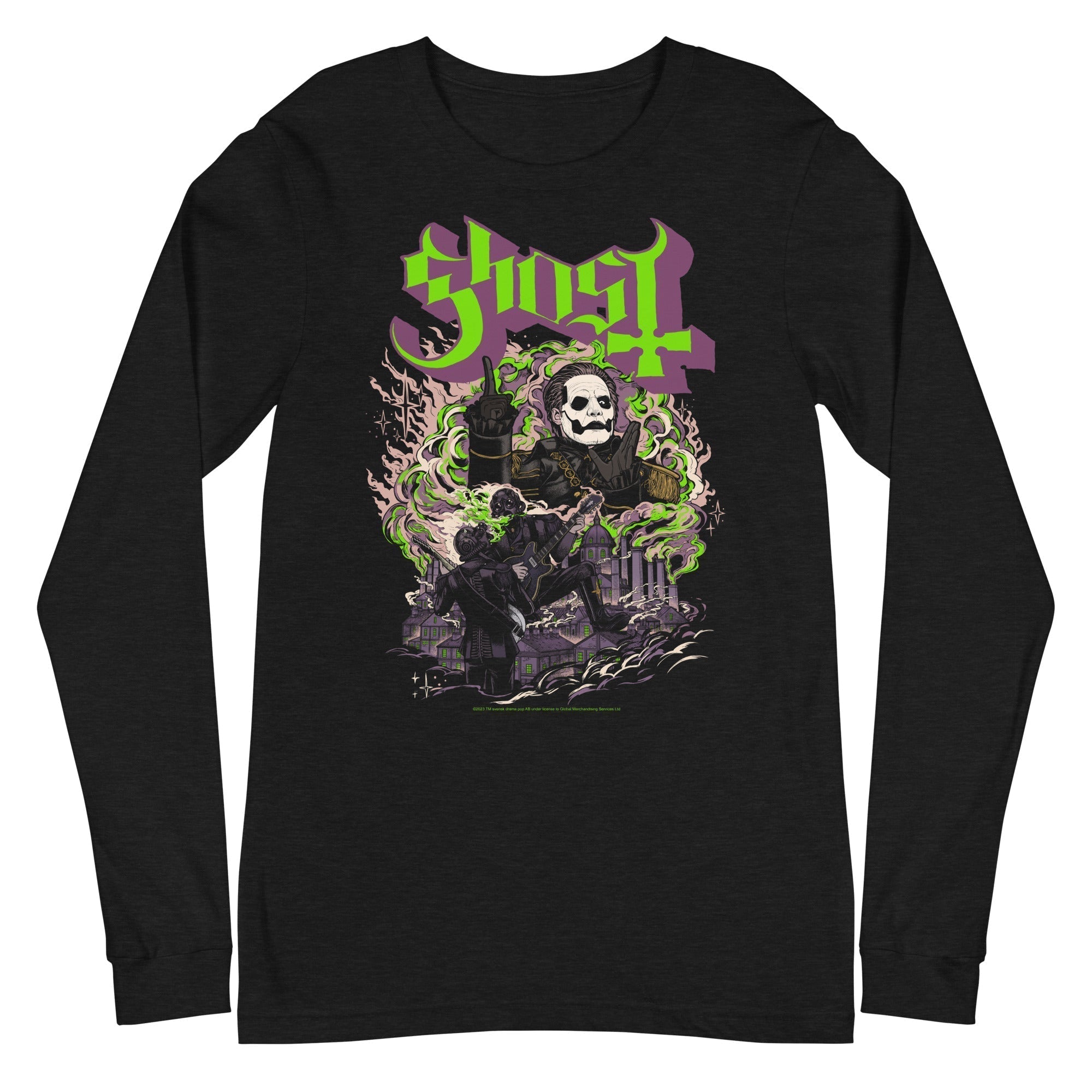 MERCHMOMENT Ghost - Graveyard Long Sleeve T-Shirt [Apparel]