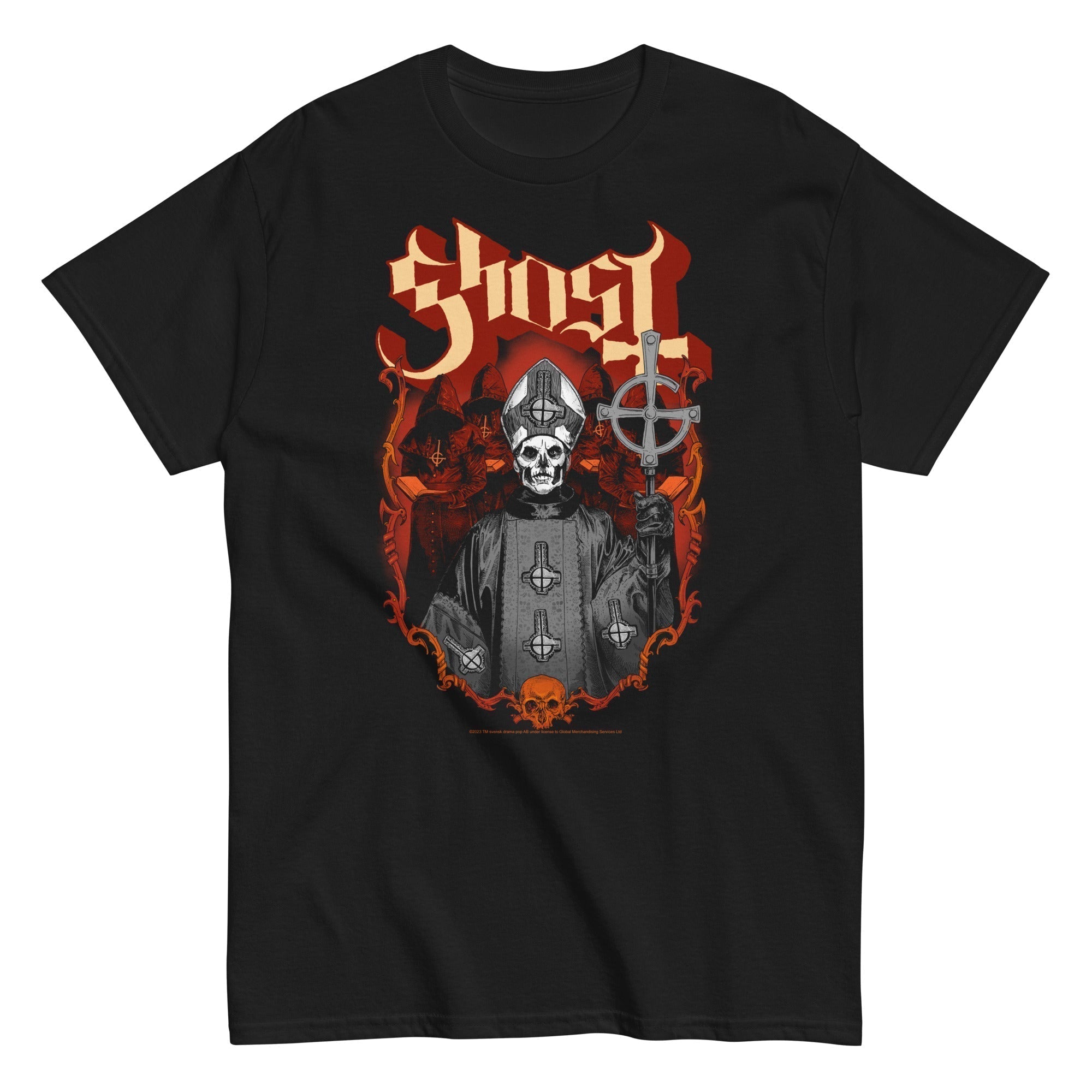 MERCHMOMENT Ghost - Skull and Robes T-Shirt [Apparel]