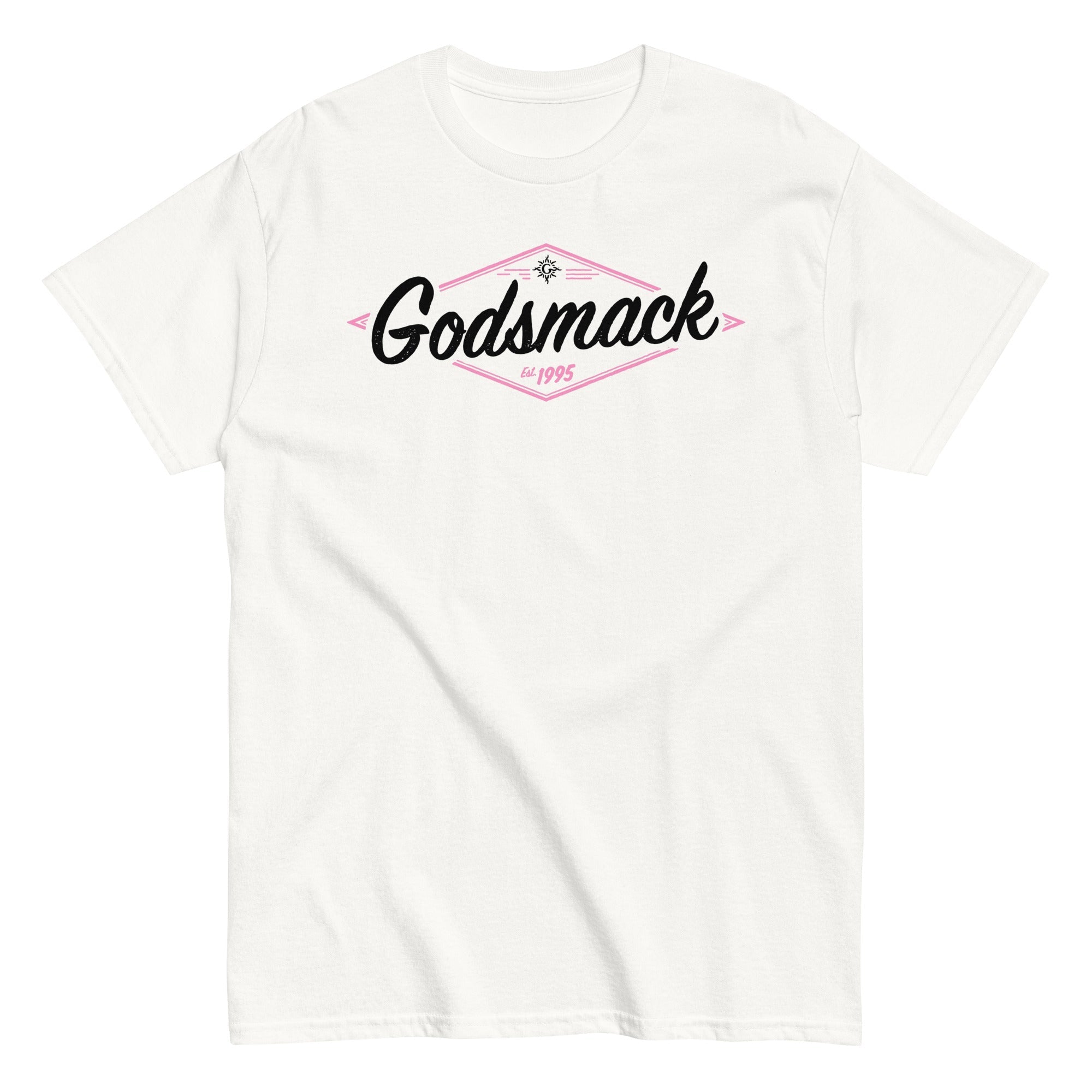 MERCHMOMENT Godsmack - Black and Pink Logo T-Shirt [Apparel]