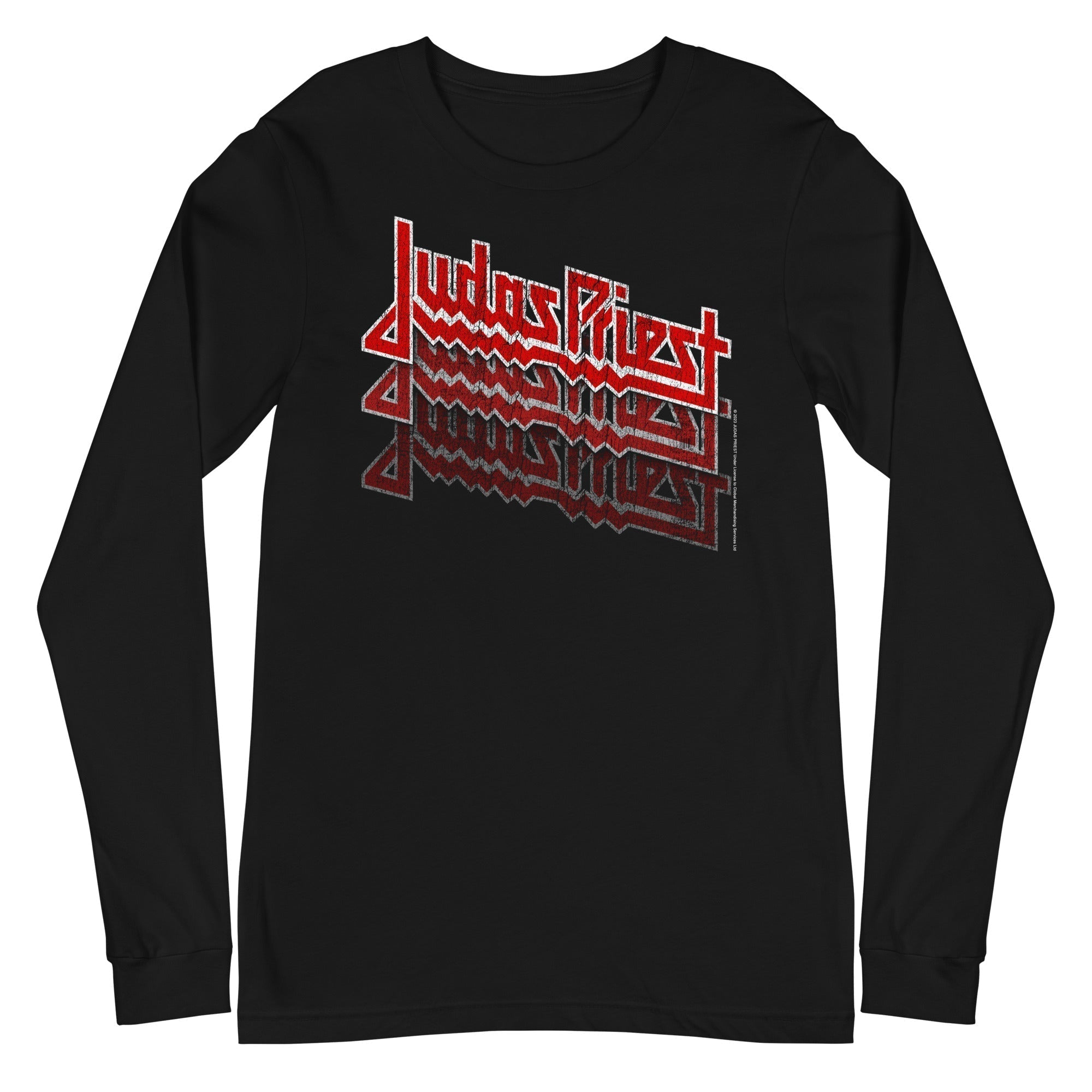 MERCHMOMENT Judas Priest - Triple Vision Logo Long Sleeve T-Shirt [Apparel]