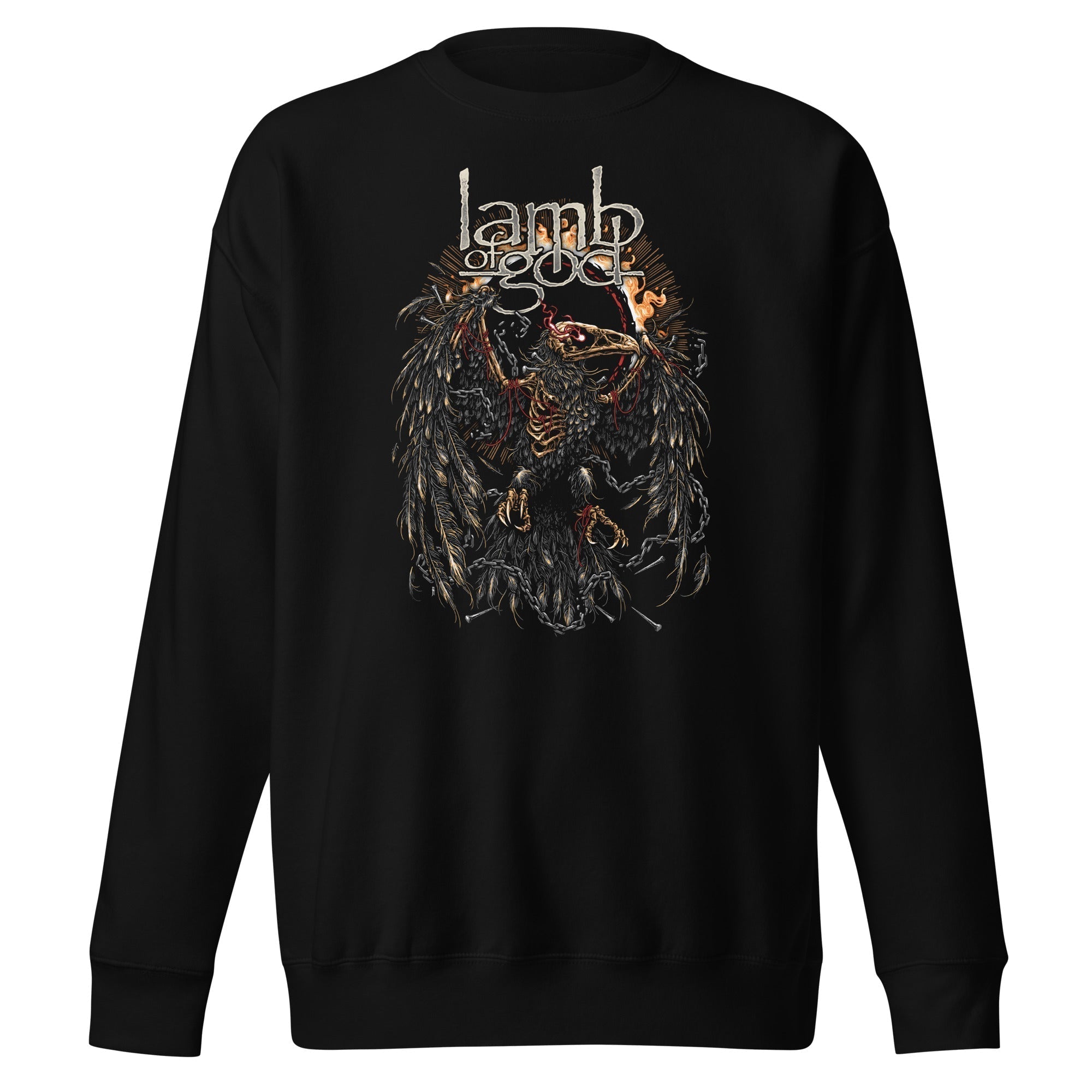 MERCHMOMENT Lamb of God - Delusional Skull Sweatshirt [Apparel]