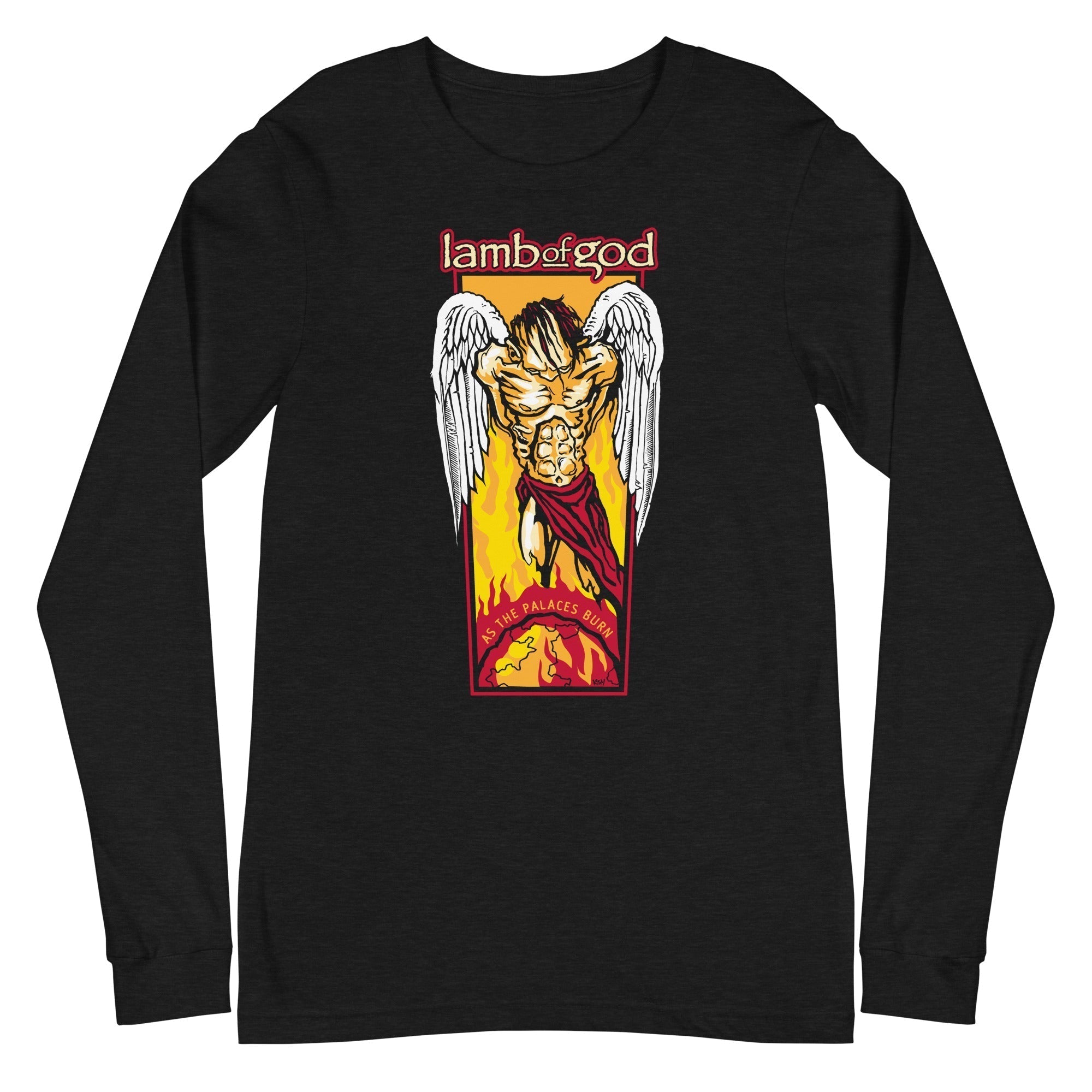 MERCHMOMENT Lamb of God - Fallen Angel Long Sleeve T-Shirt [Apparel]