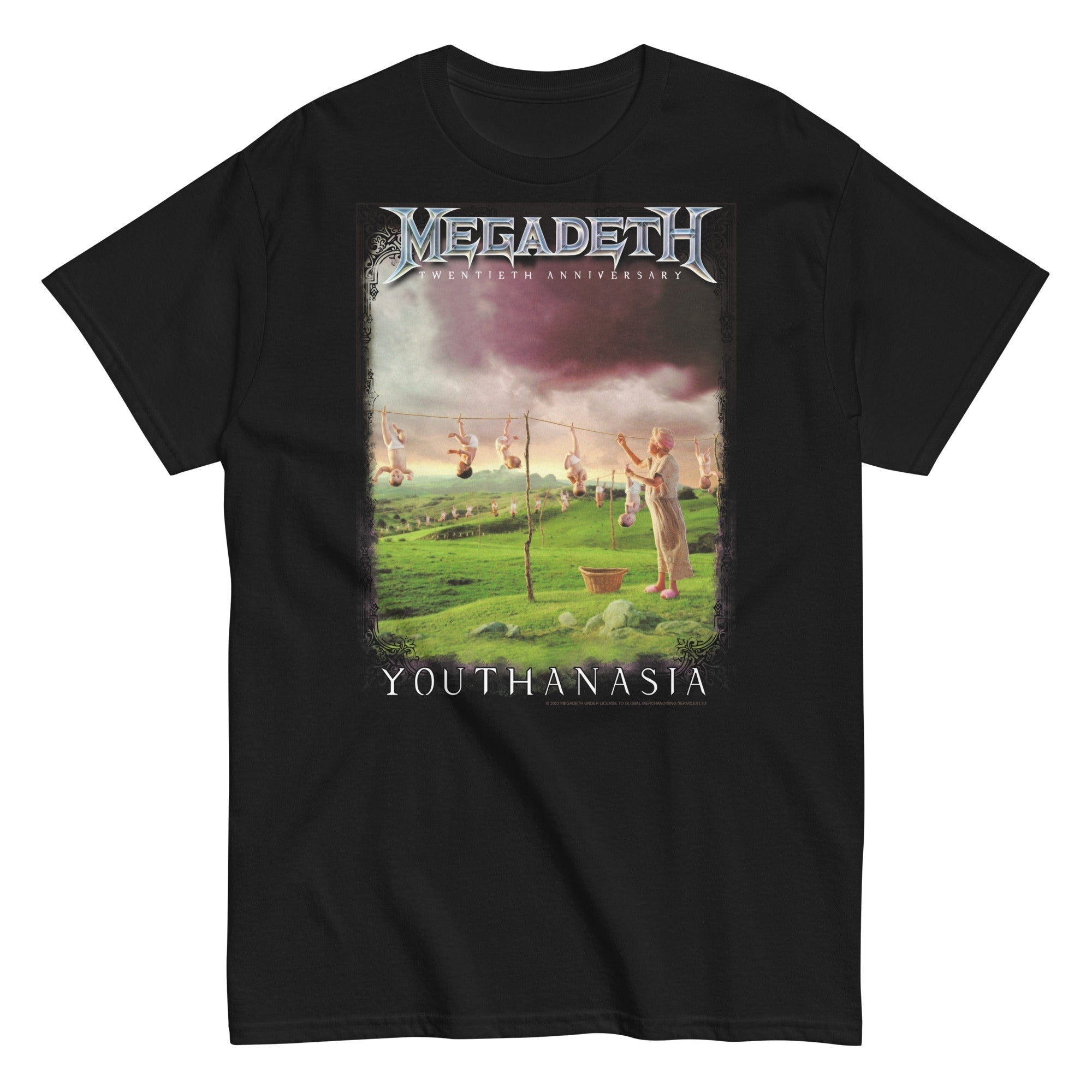MERCHMOMENT Megadeth - 20th Youthanasia T-Shirt [Apparel]