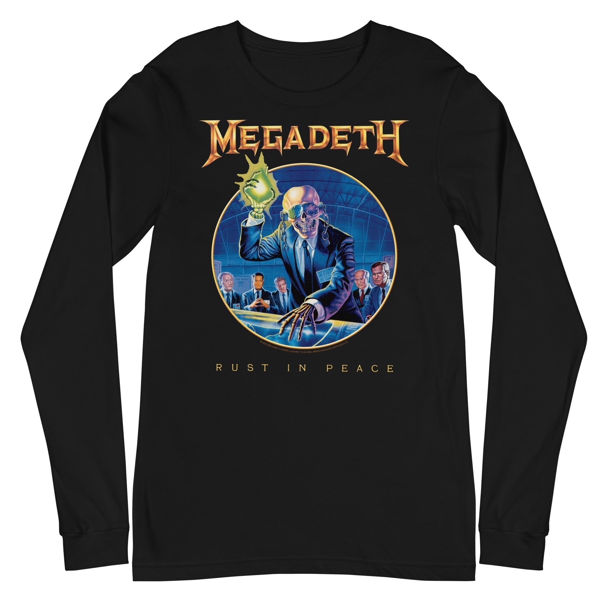 MERCHMOMENT Megadeth - Circle of Rust Long Sleeve T-Shirt [Apparel]