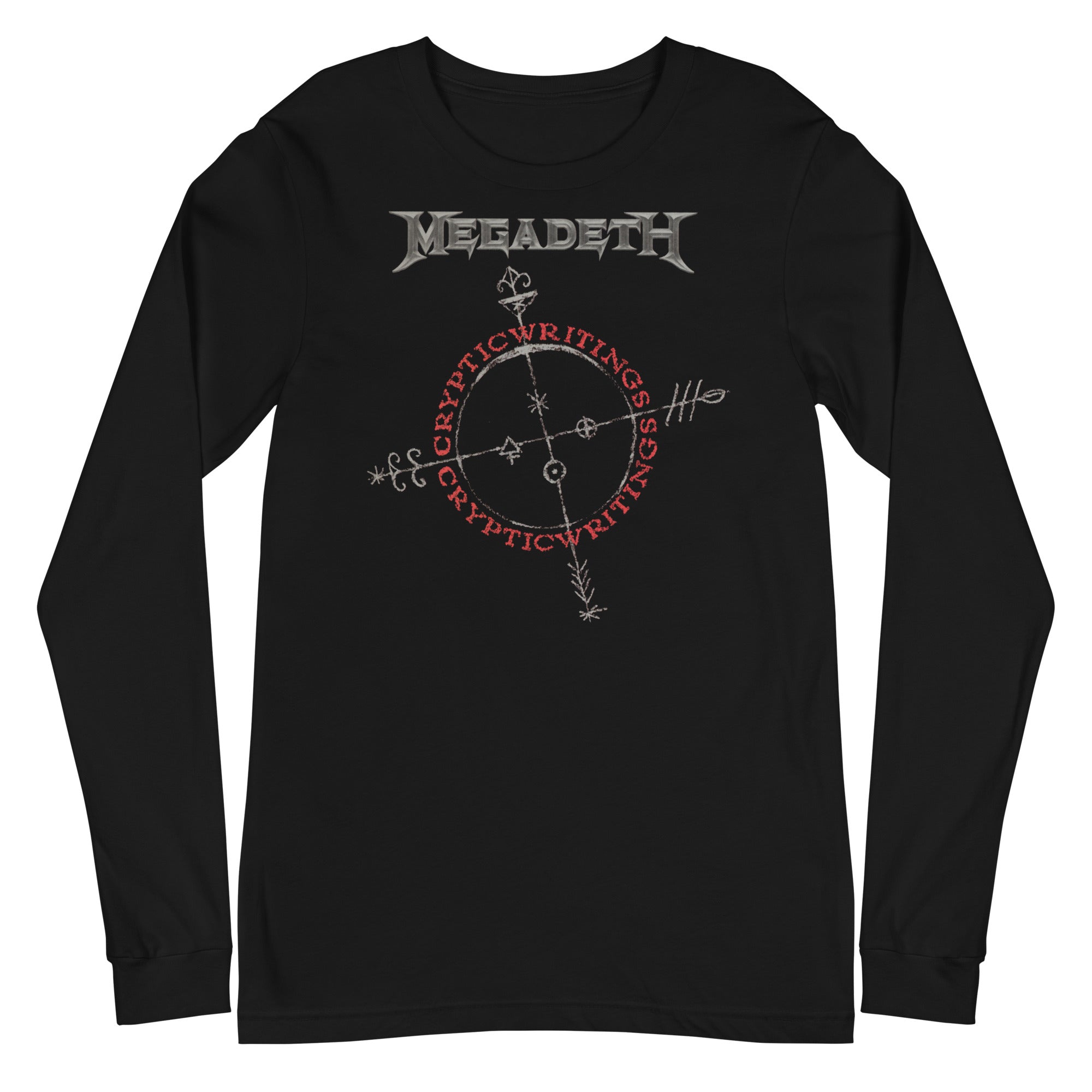 MERCHMOMENT Megadeth - Cryptic Writings Long Sleeve T-Shirt [Apparel]
