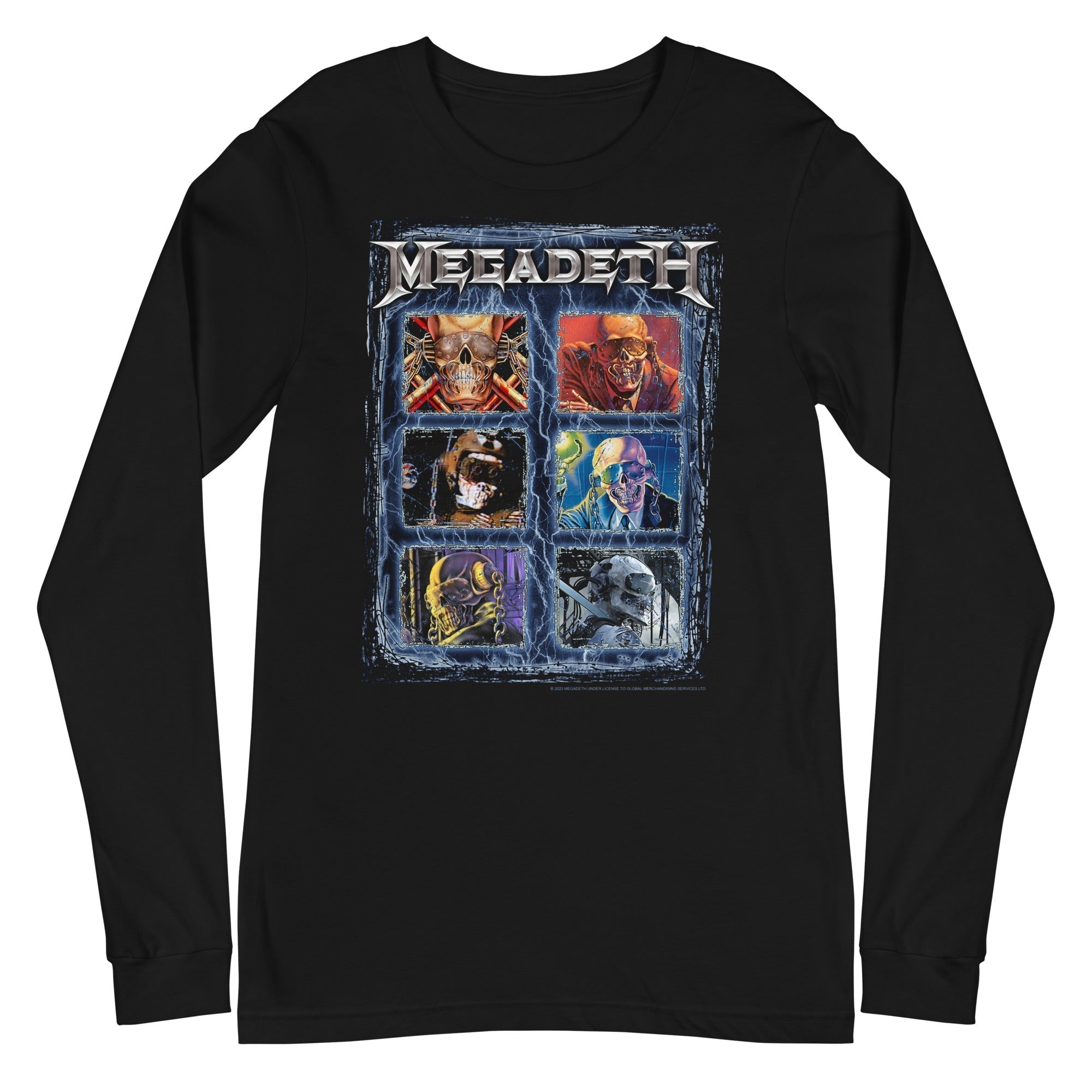MERCHMOMENT Megadeth - Six Vics Long Sleeve T-Shirt [Apparel]