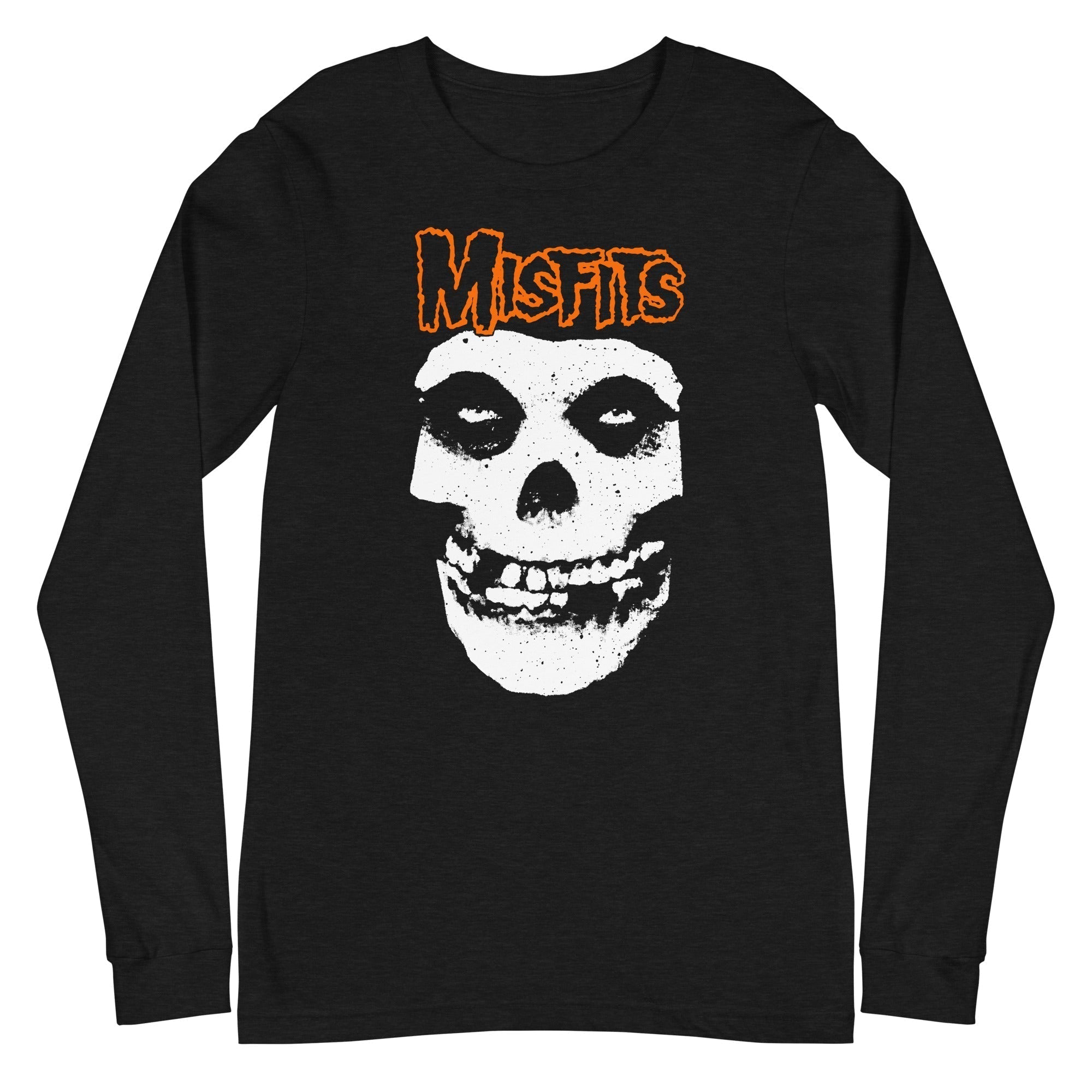 MERCHMOMENT Misfits - Orange Skull Long Sleeve T-Shirt [Apparel]