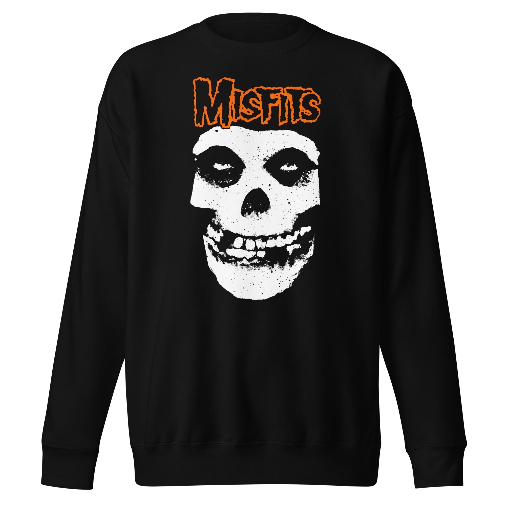 MERCHMOMENT Misfits - Orange Skull Sweatshirt [Apparel]