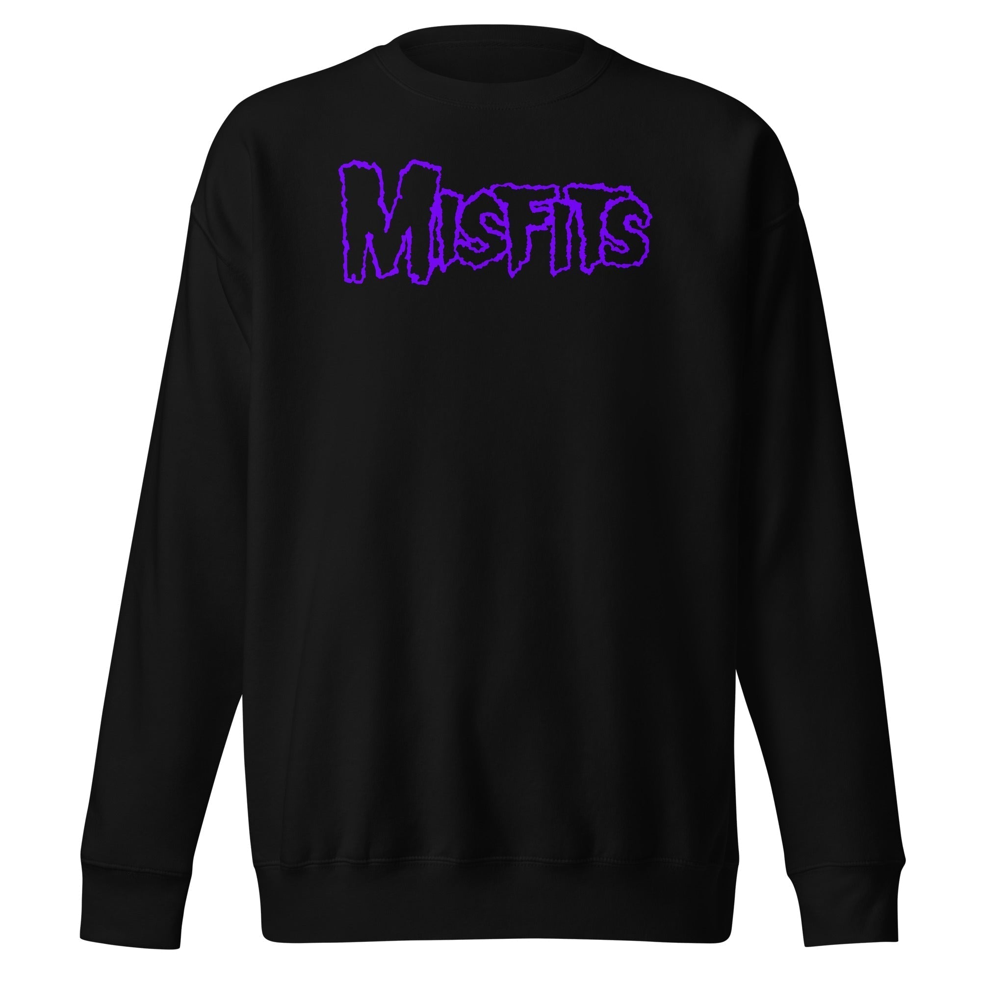 MERCHMOMENT Misfits - Purple Drip Logo Sweatshirt [Apparel]