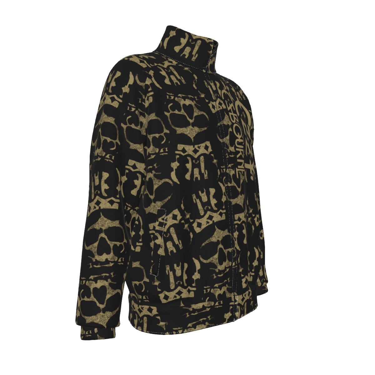 MERCHMOMENT Ozzy Osbourne Crown Skull Track Jacket [Jacket]