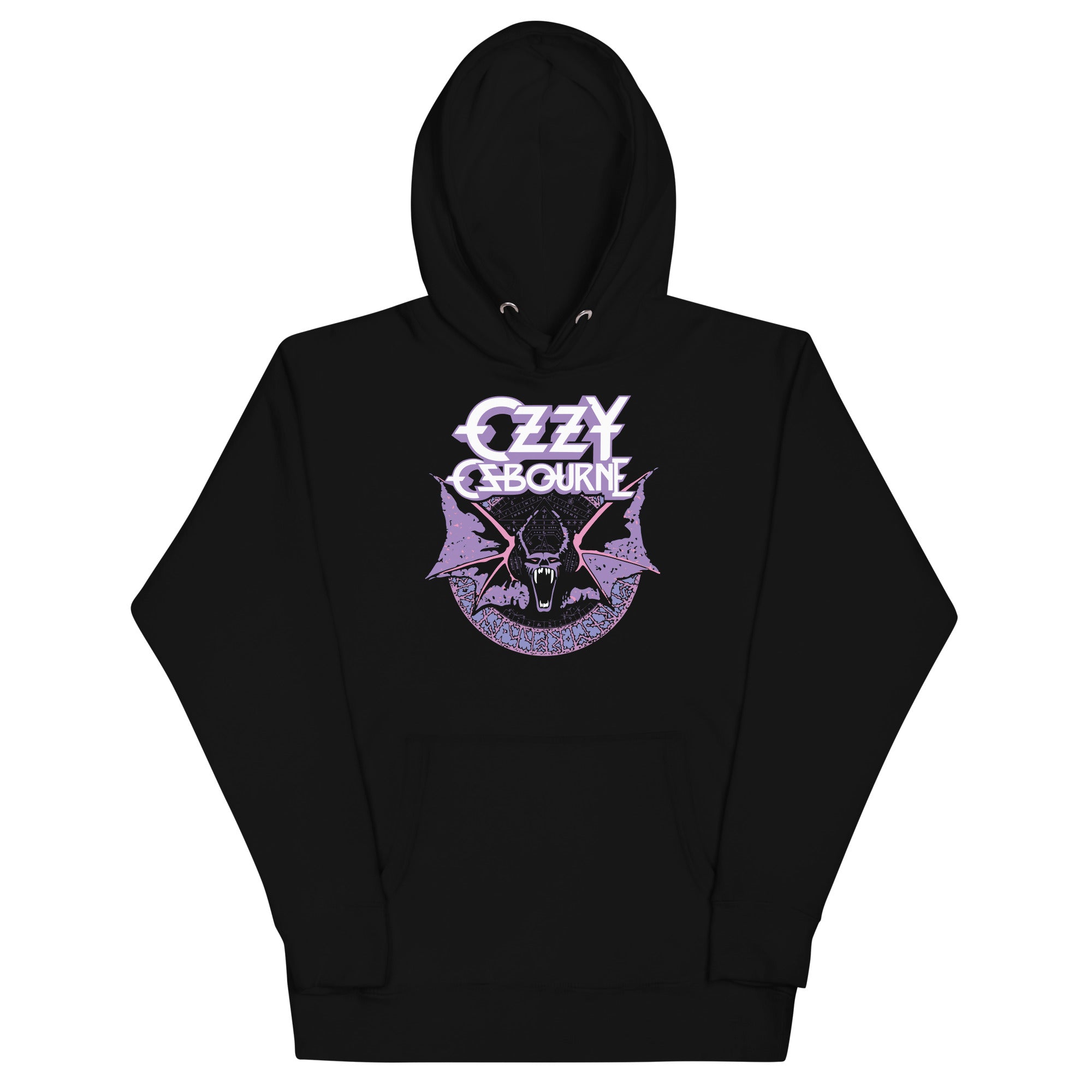 MERCHMOMENT Ozzy Osbourne - Purple Bat Hoodie [Apparel]