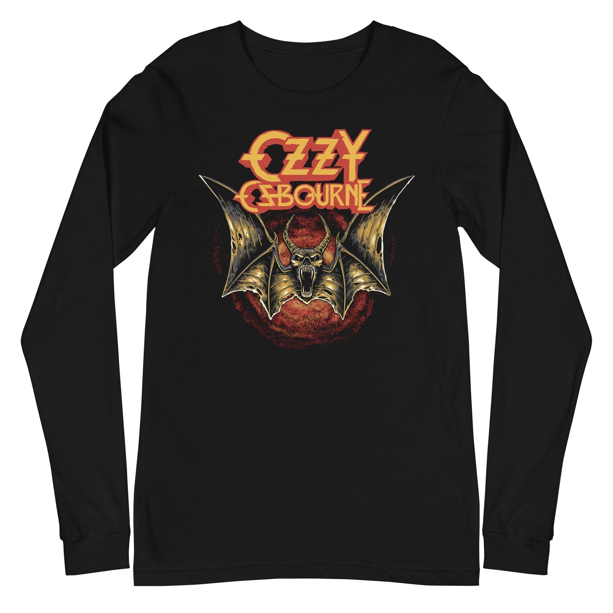 MERCHMOMENT Ozzy Osbourne - Screaming Bat Long Sleeve T-Shirt [Apparel]