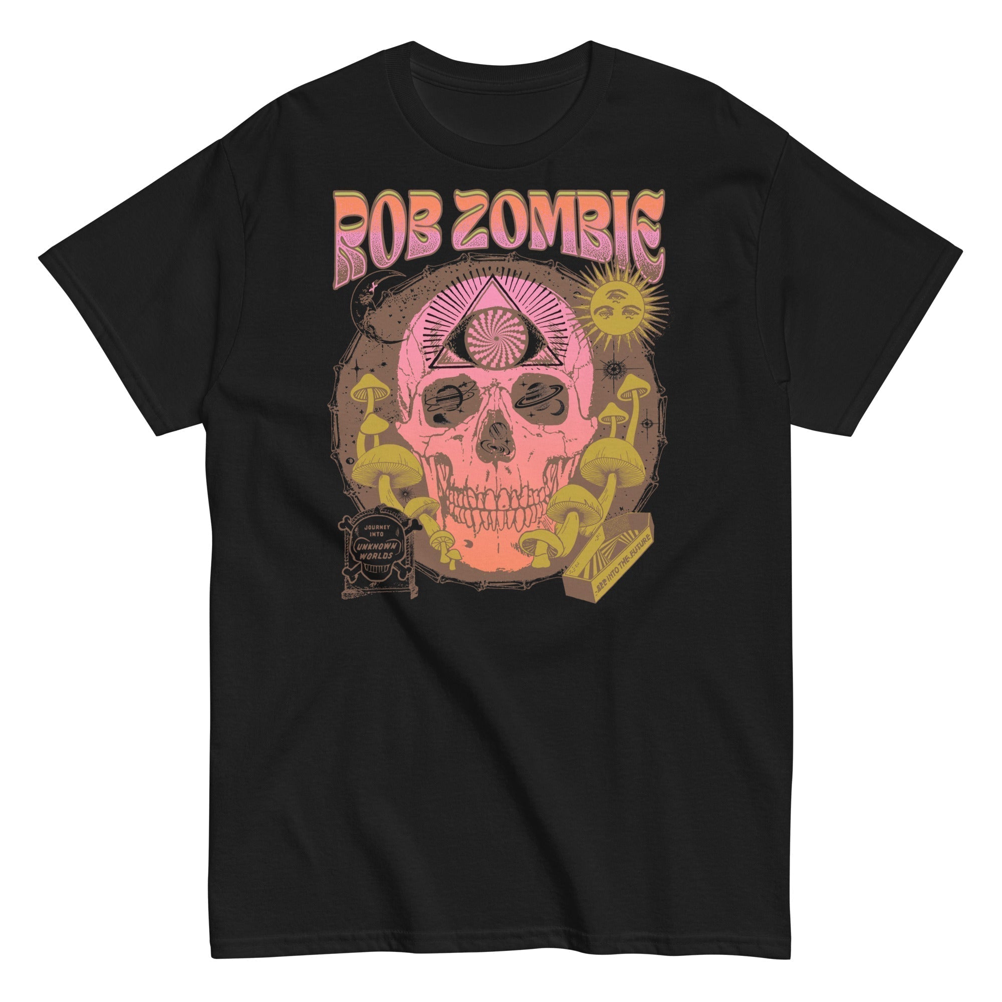 MERCHMOMENT Rob Zombie - Hippie Skull T-Shirt [Apparel]