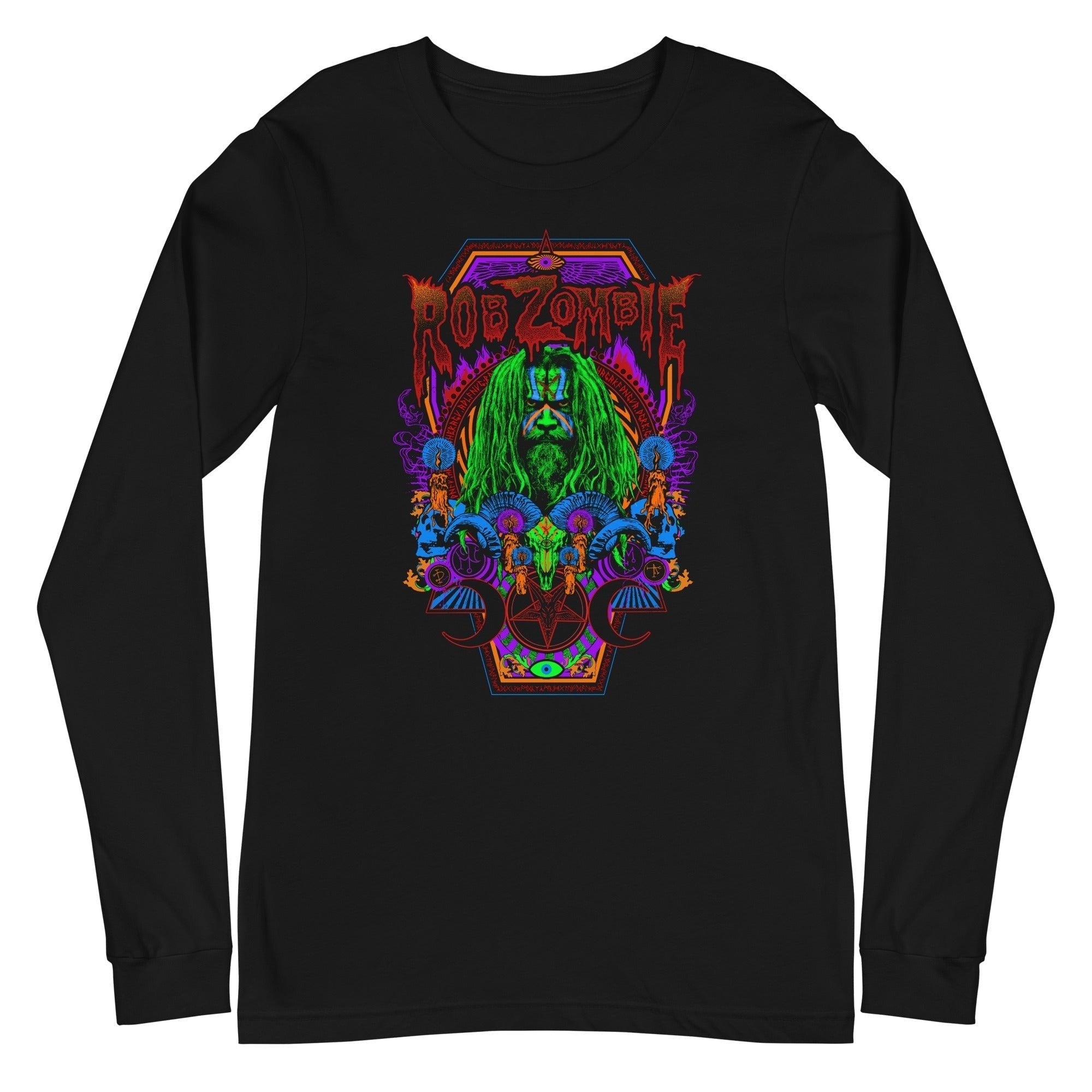 MERCHMOMENT Rob Zombie - Psychedelic Long Sleeve T-Shirt [Apparel]