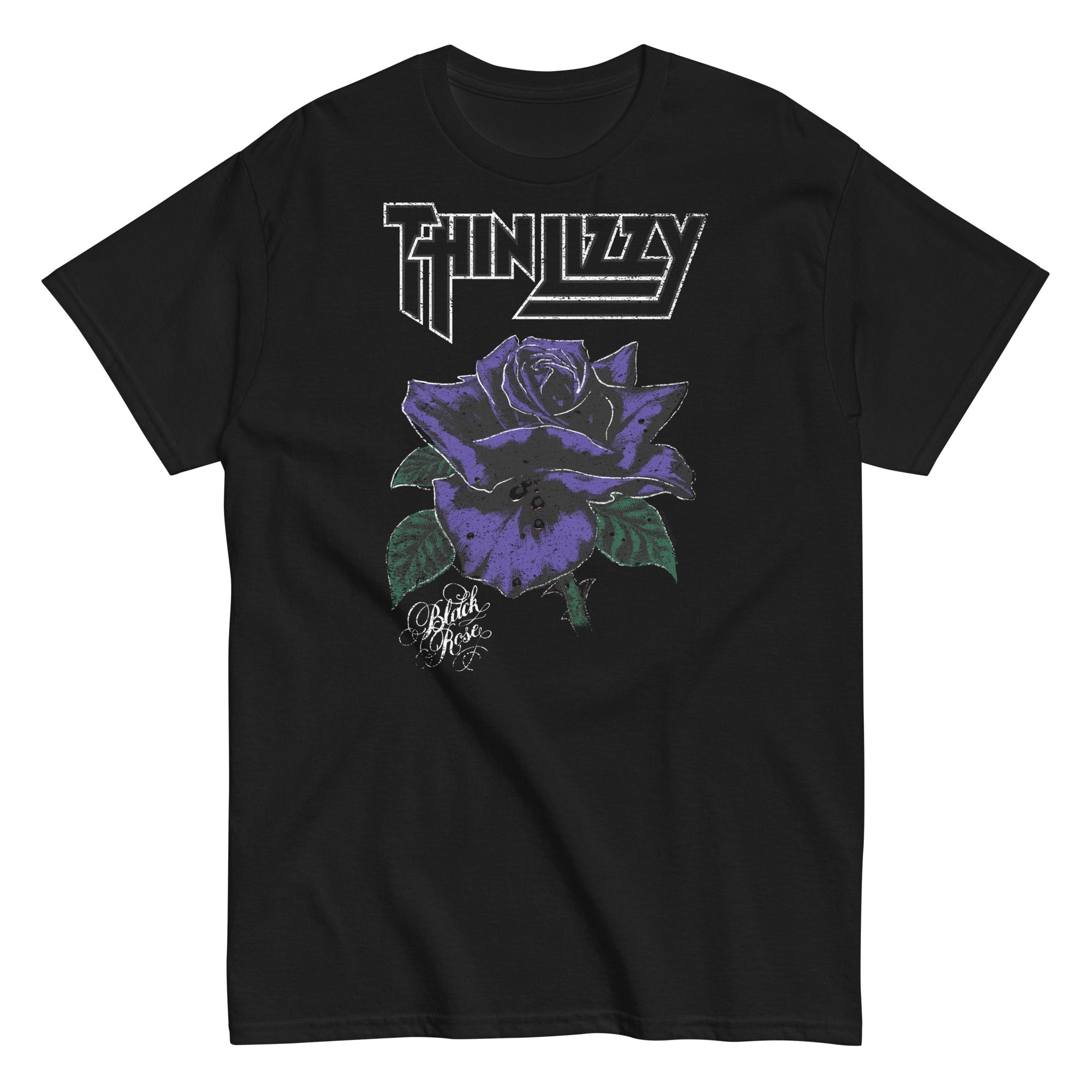 MERCHMOMENT Thin Lizzy - White Outline T-Shirt [Apparel]