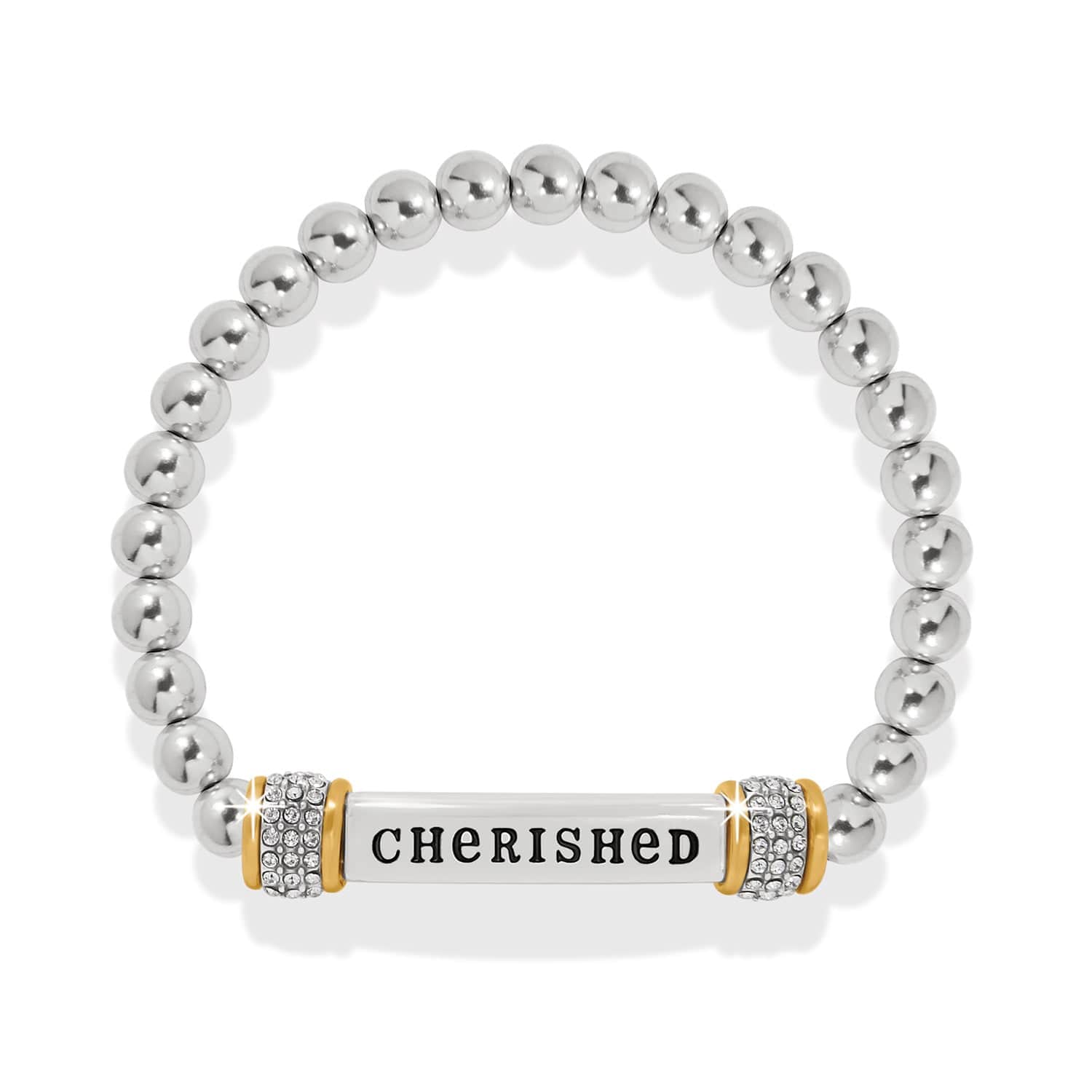 Meridian Cherished Two Tone Stretch Bracelet