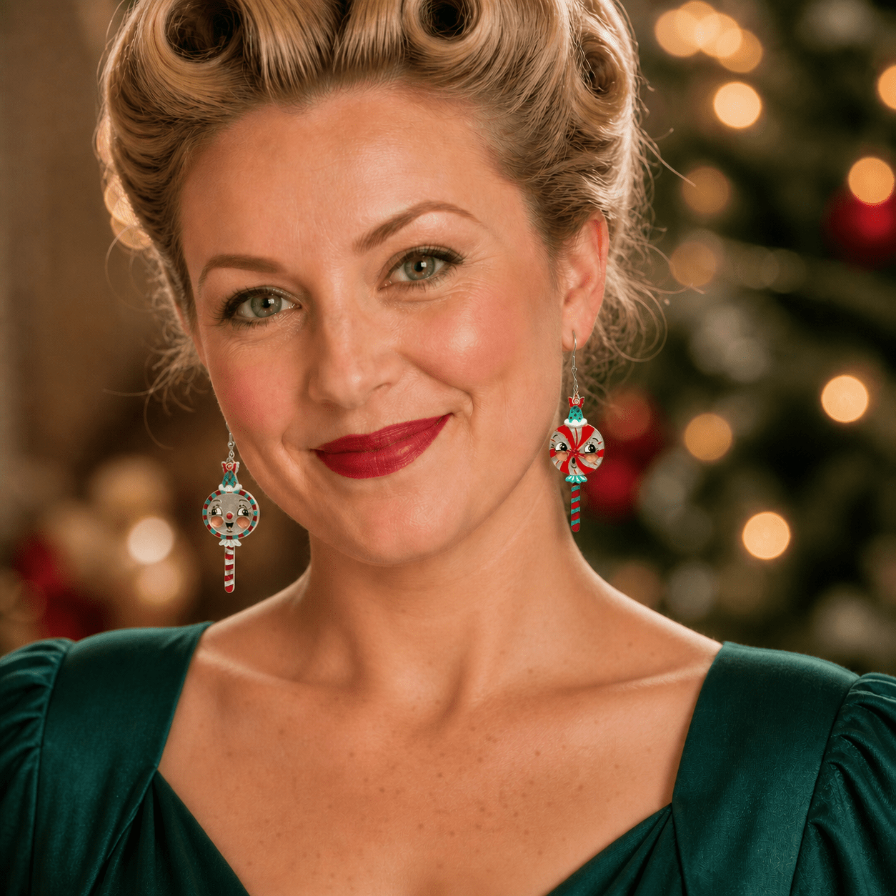 Merrymints Earrings by Johanna Parker x Lipstick & Chrome