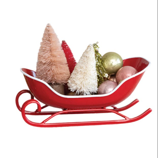 Metal Santa's Sleigh Display by Quirks! at Shirley Shoppe