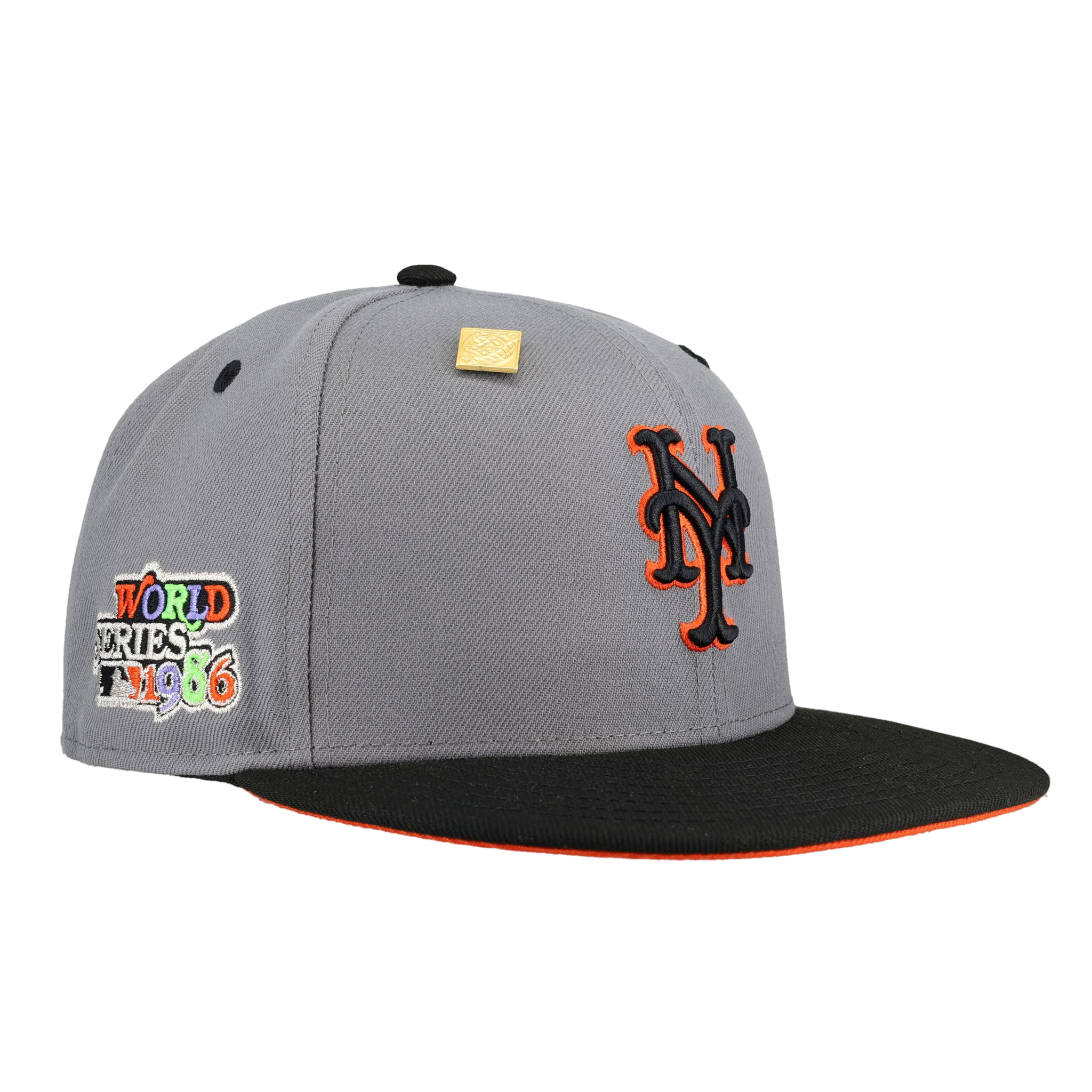 New York Mets 2023 Scaredy Cat Collection 1986 World Series Fitted Hat