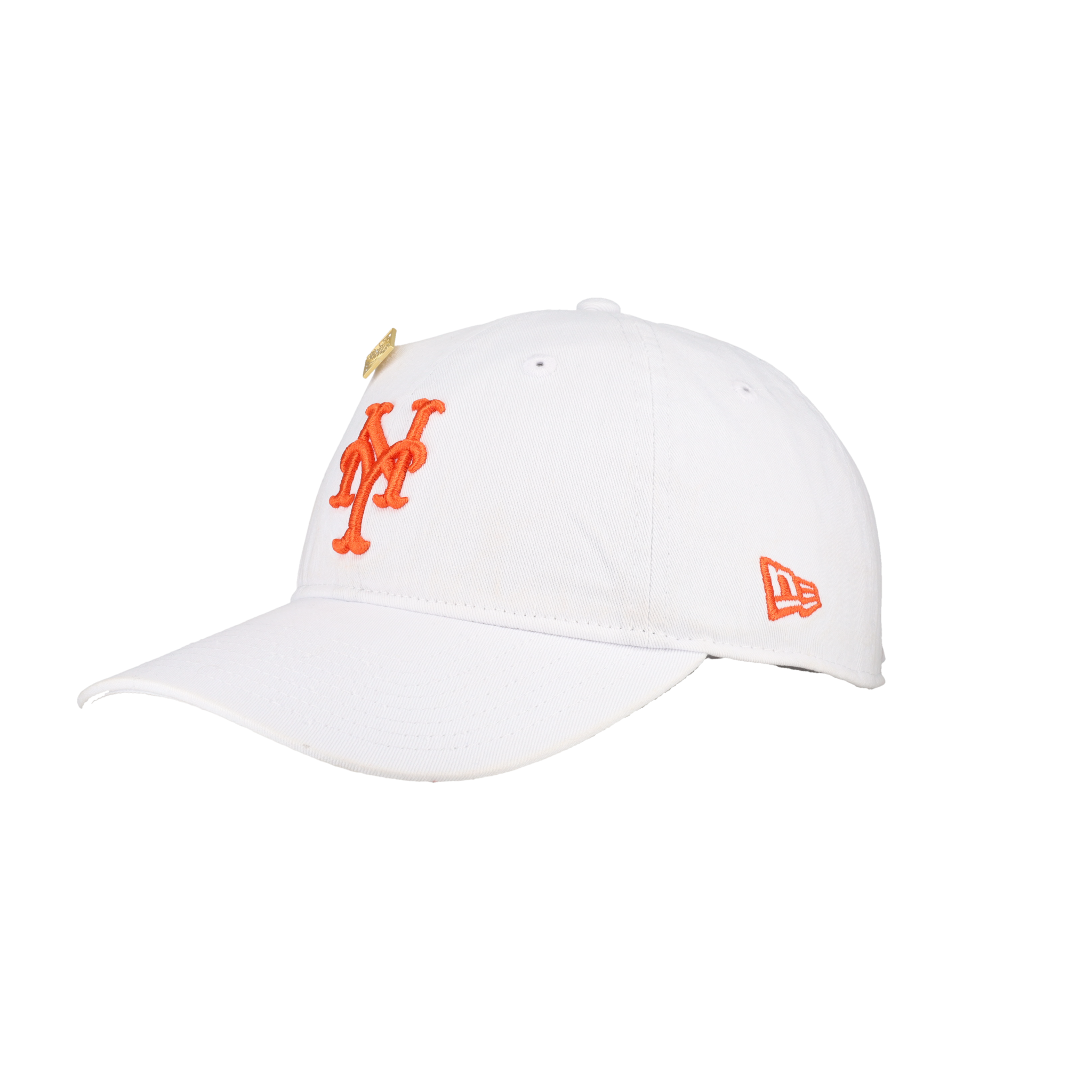 New York Mets New Era 9Twenty Dad Hat (White Orange)
