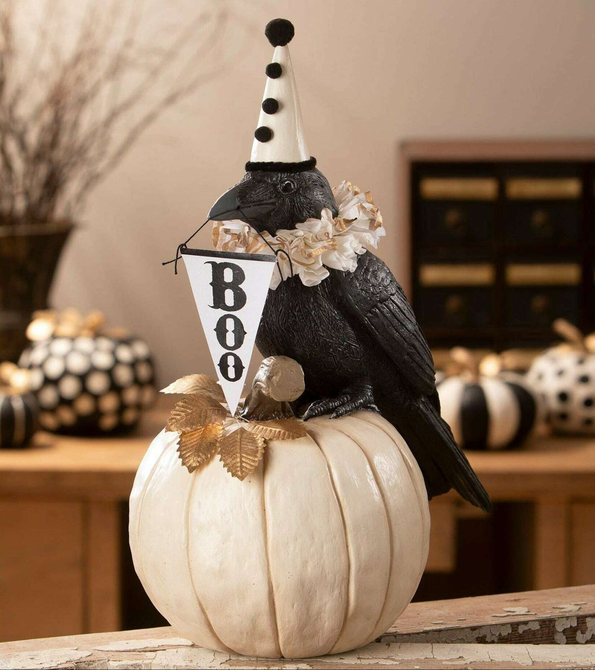 Midnight Messenger Crow by Bethany Lowe Designs